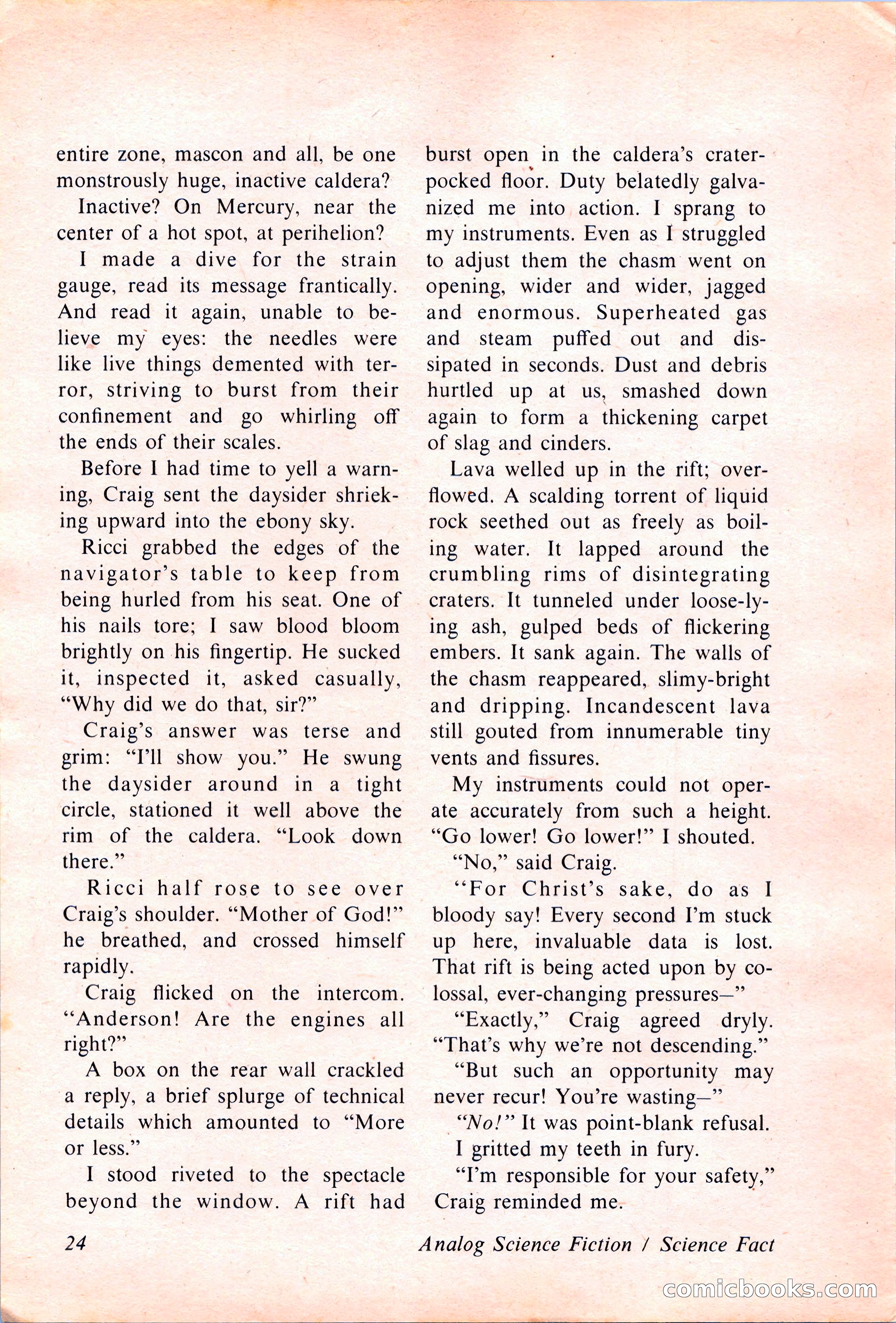 Analog Science Fiction and Fact, April 1974 — page 24 of 180