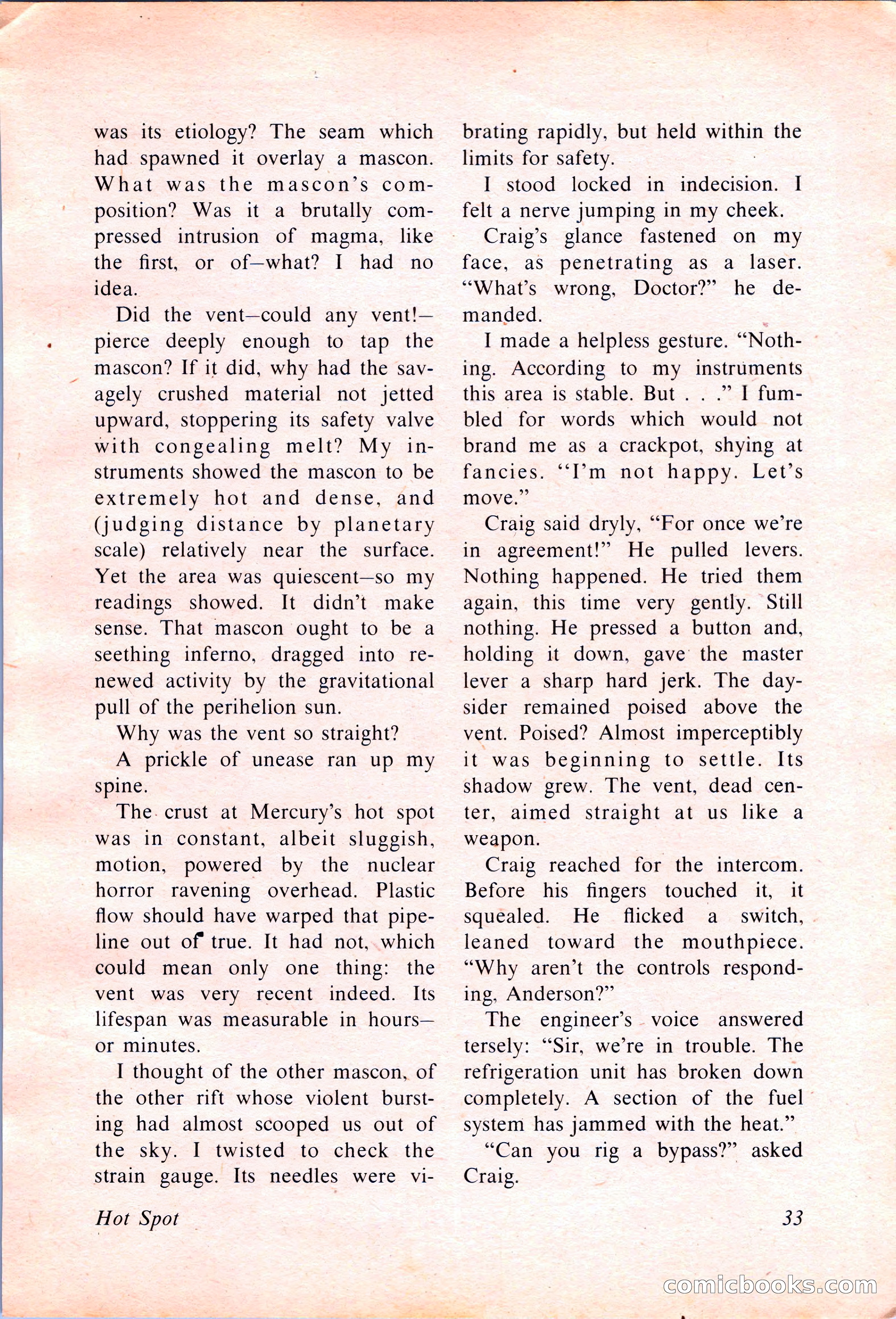 Analog Science Fiction and Fact, April 1974 — page 33 of 180