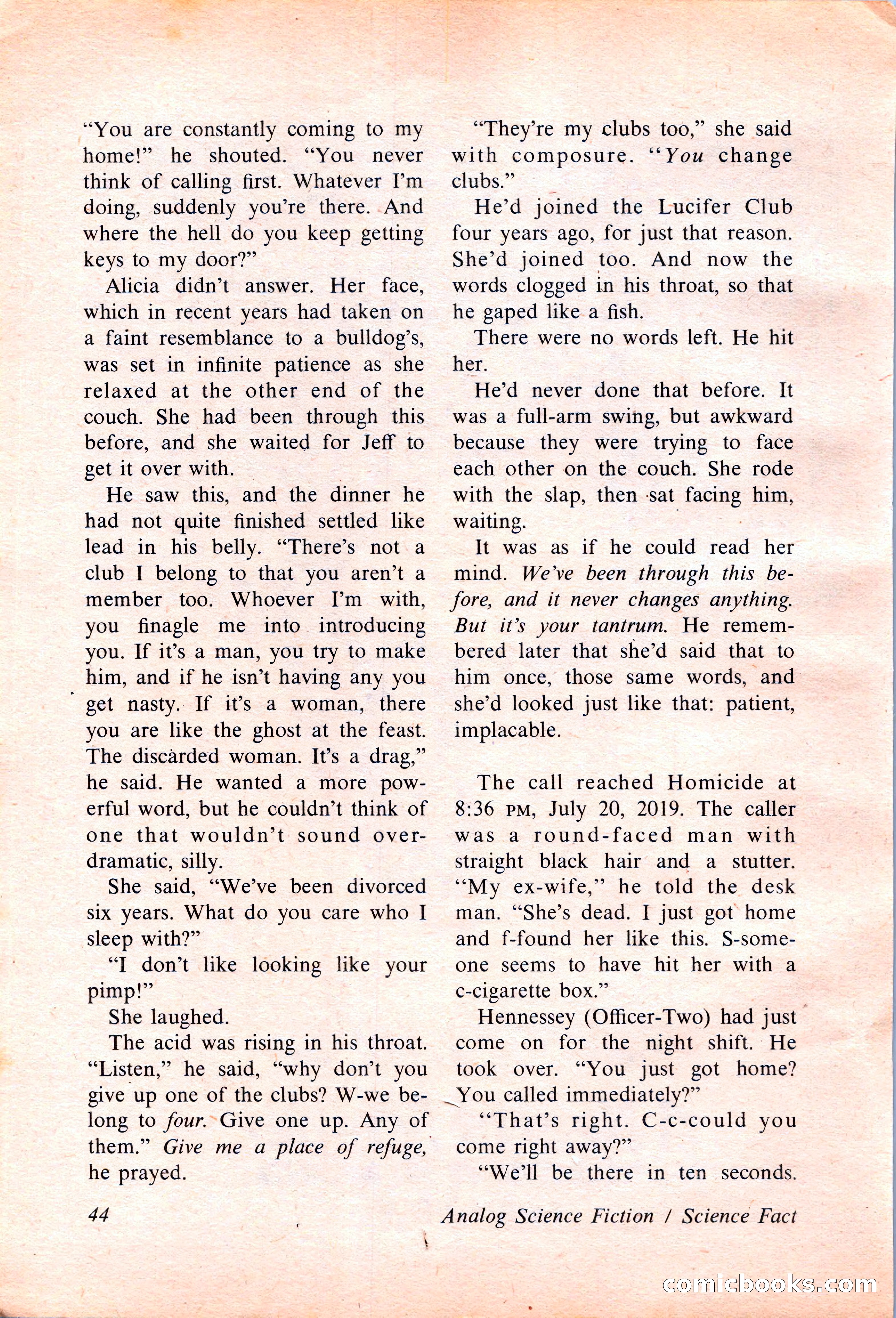 Analog Science Fiction and Fact, April 1974 — page 44 of 180
