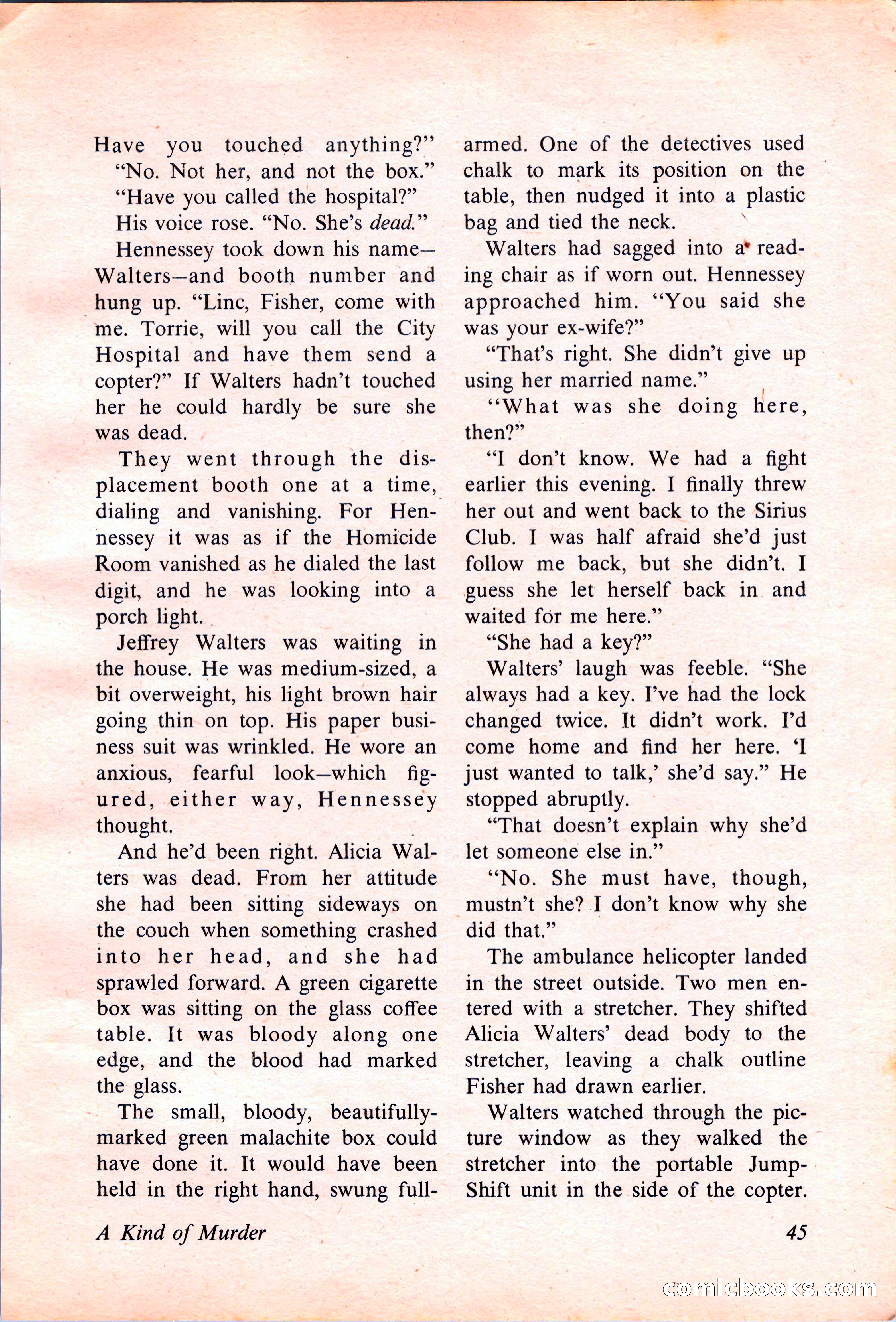 Analog Science Fiction and Fact, April 1974 — page 45 of 180