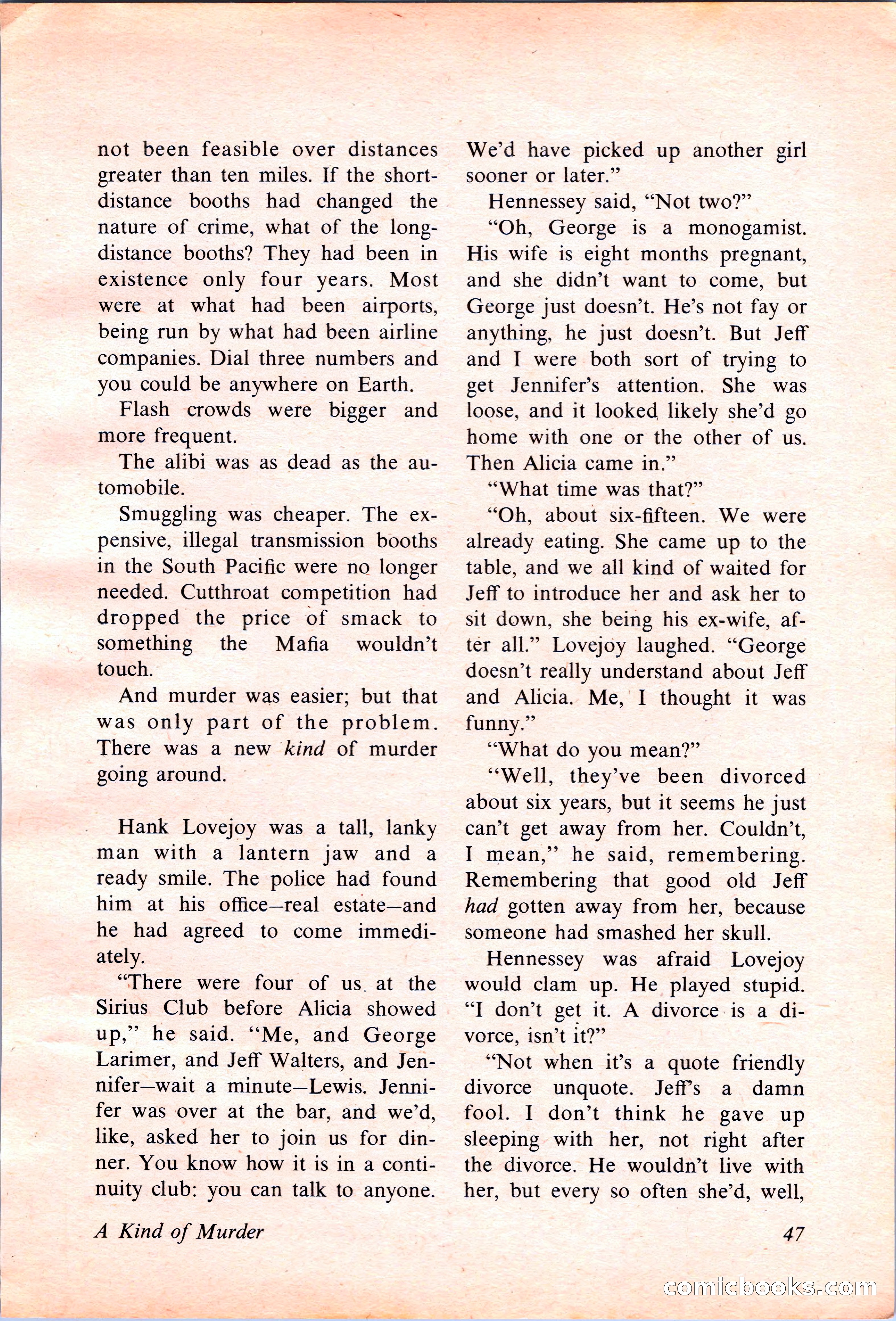 Analog Science Fiction and Fact, April 1974 — page 47 of 180