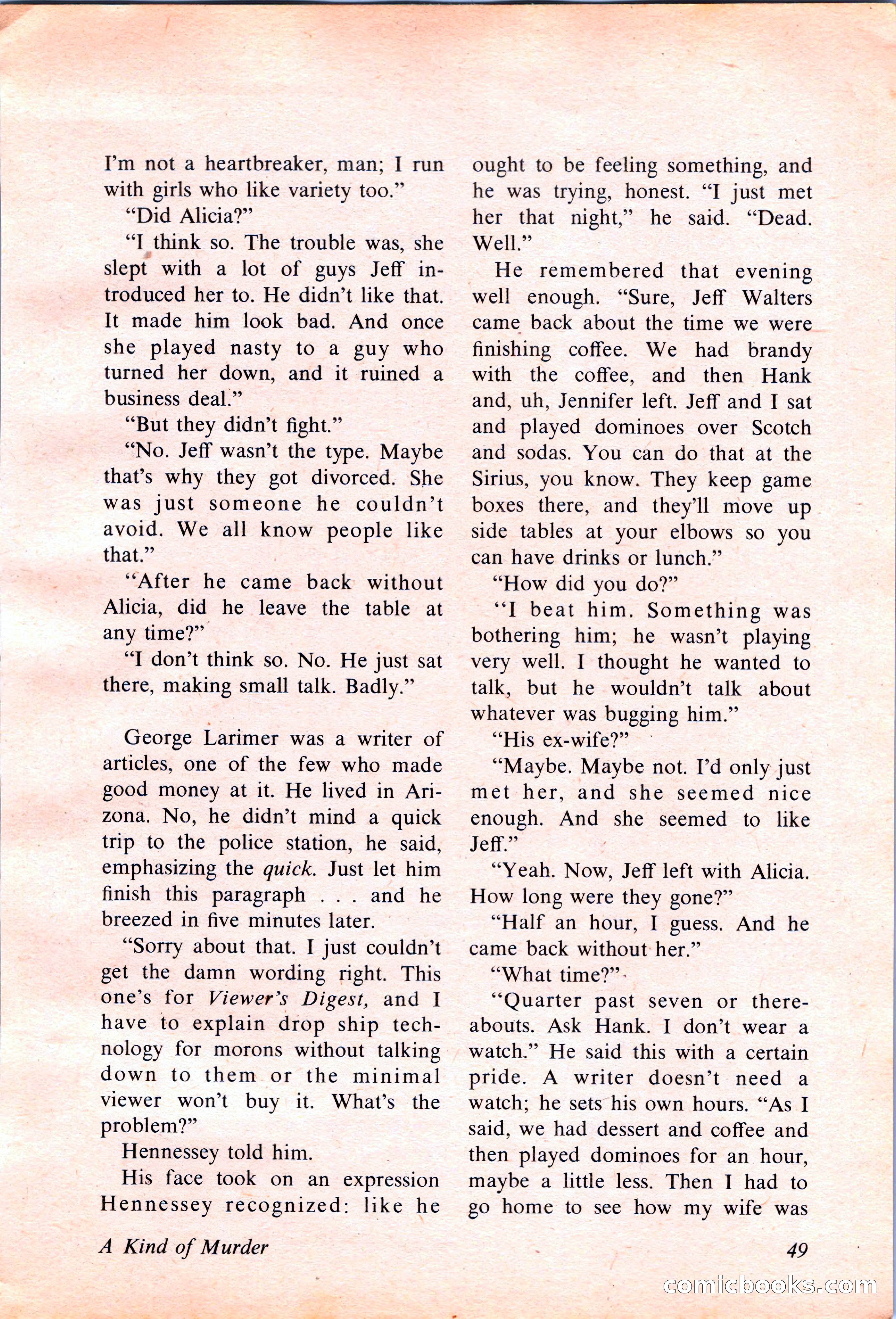 Analog Science Fiction and Fact, April 1974 — page 49 of 180