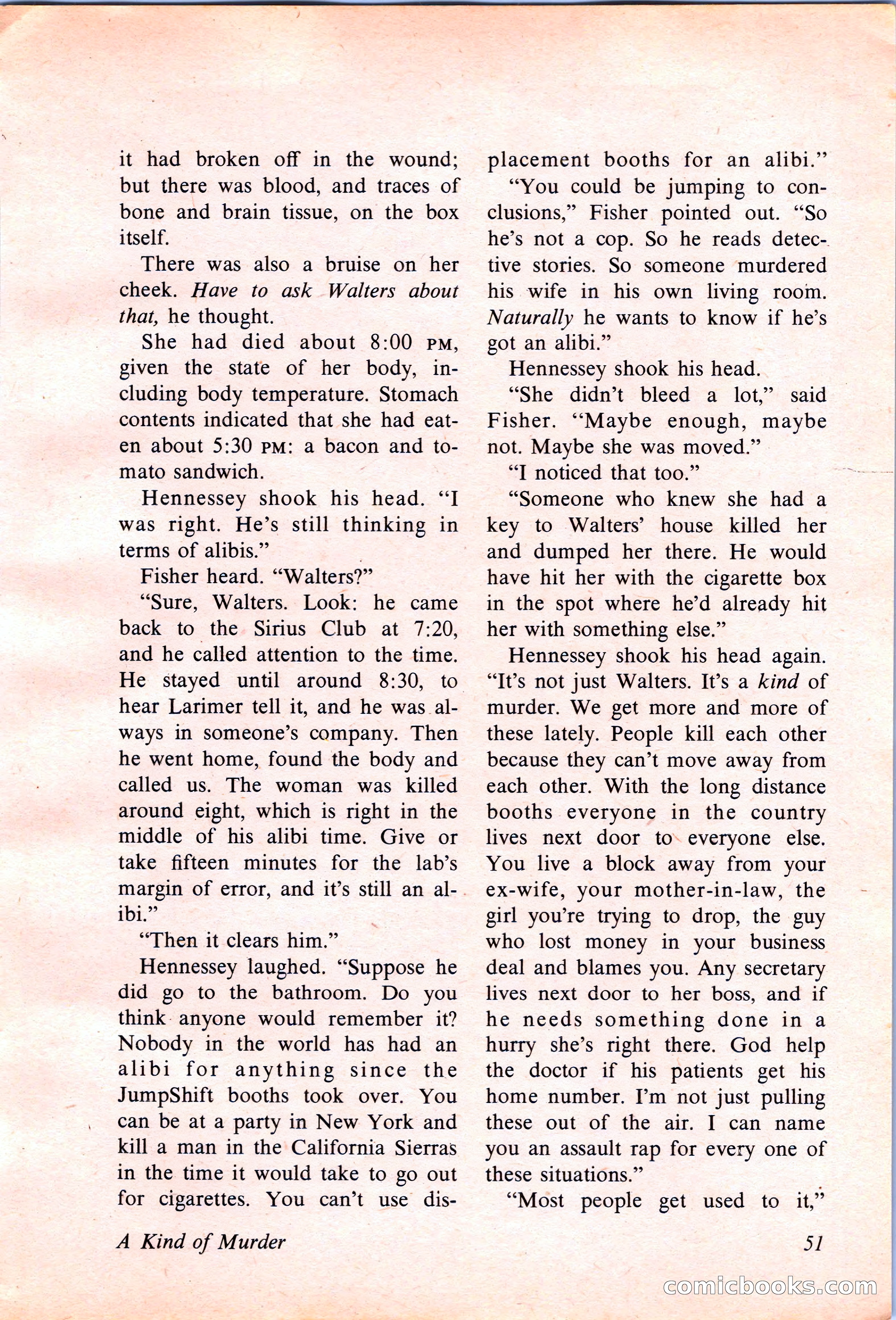 Analog Science Fiction and Fact, April 1974 — page 51 of 180