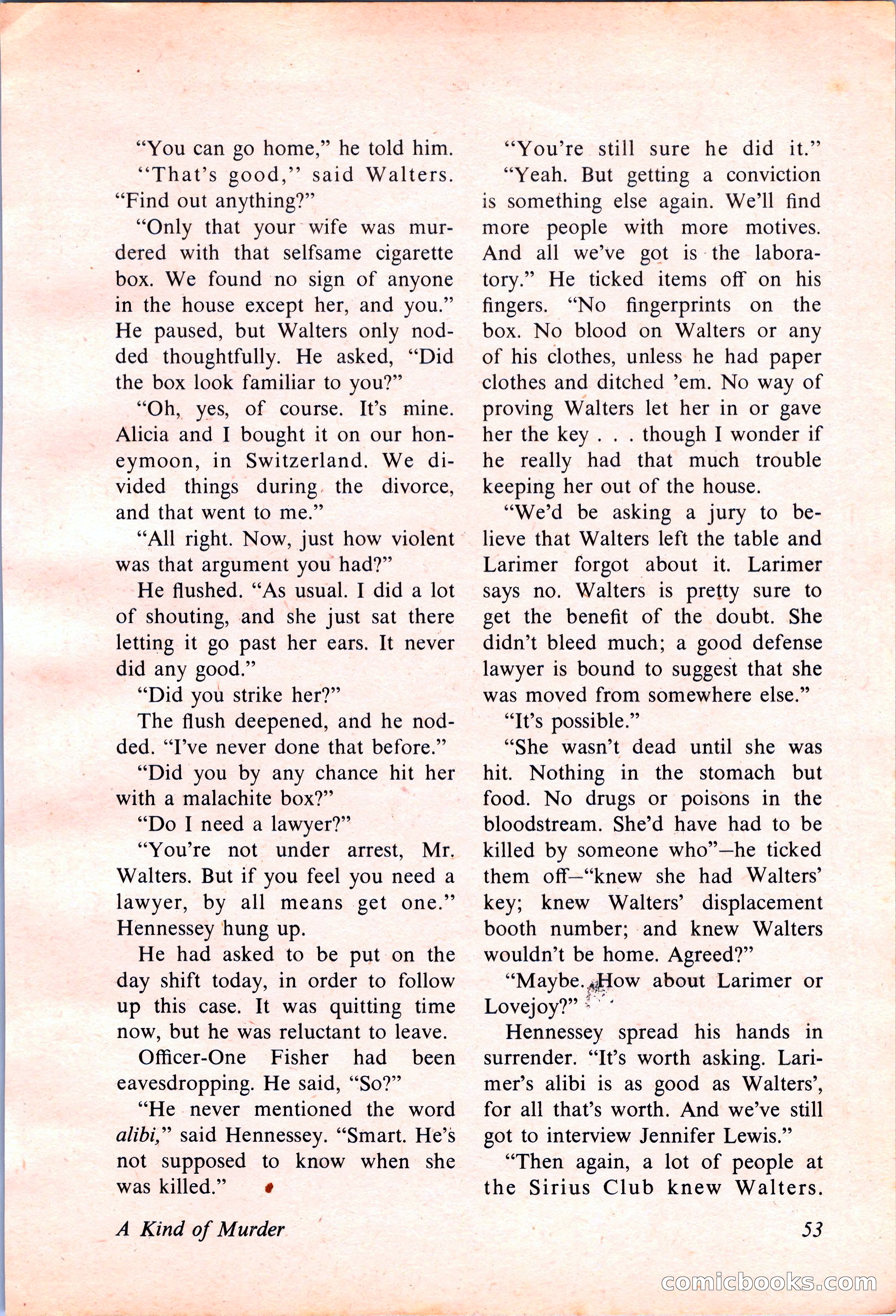 Analog Science Fiction and Fact, April 1974 — page 53 of 180