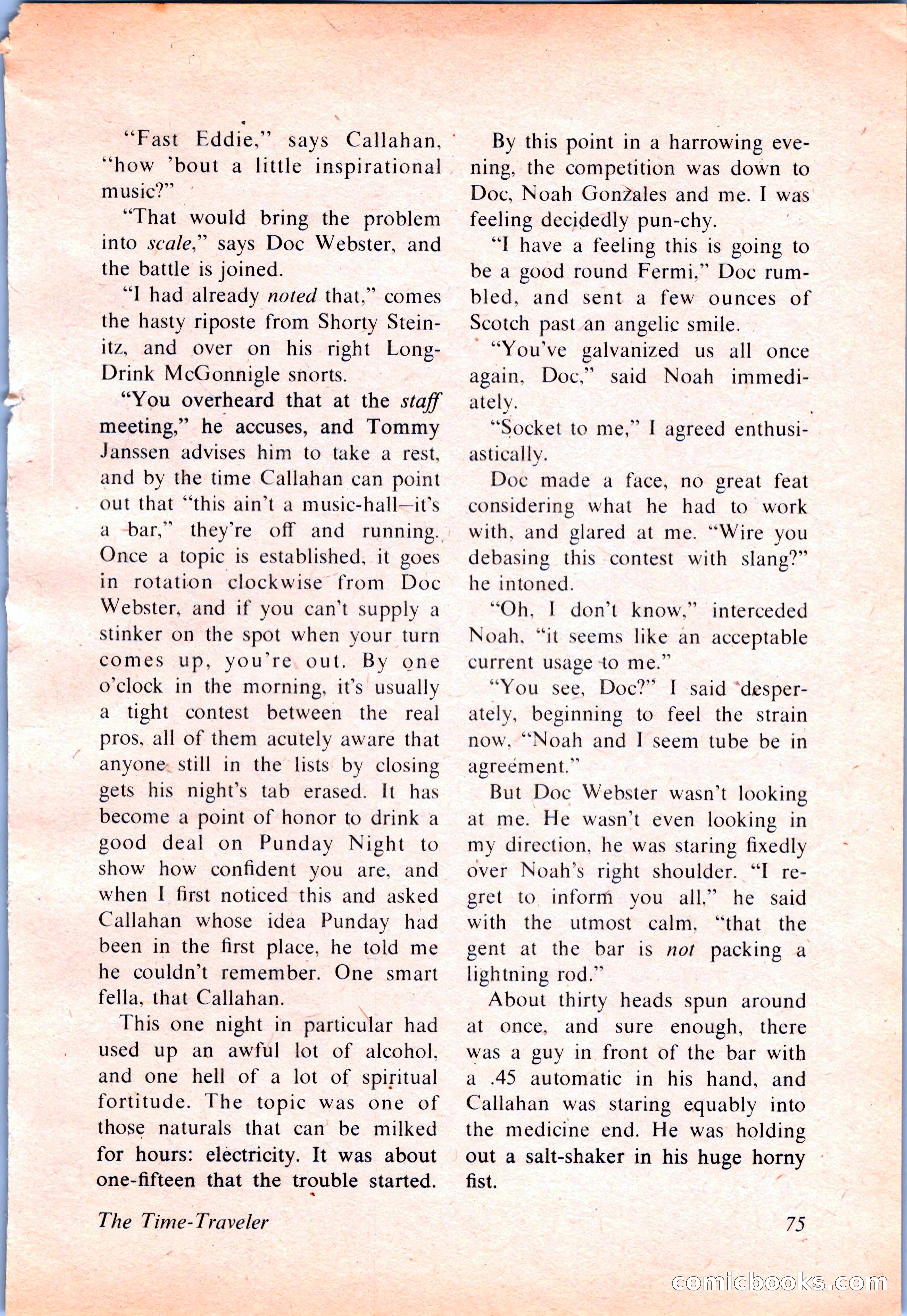 Analog Science Fiction and Fact, April 1974 — page 75 of 180