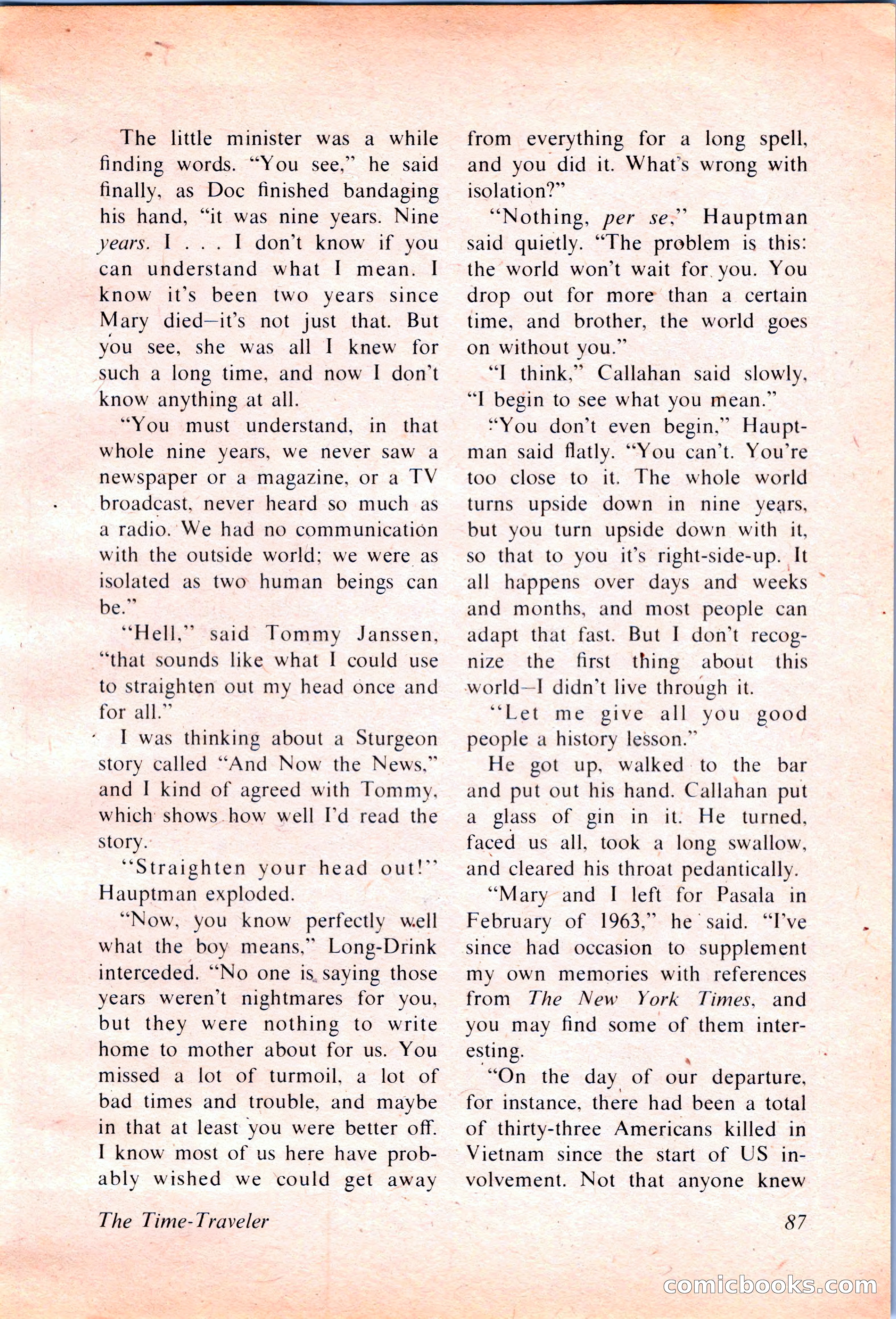 Analog Science Fiction and Fact, April 1974 — page 87 of 180