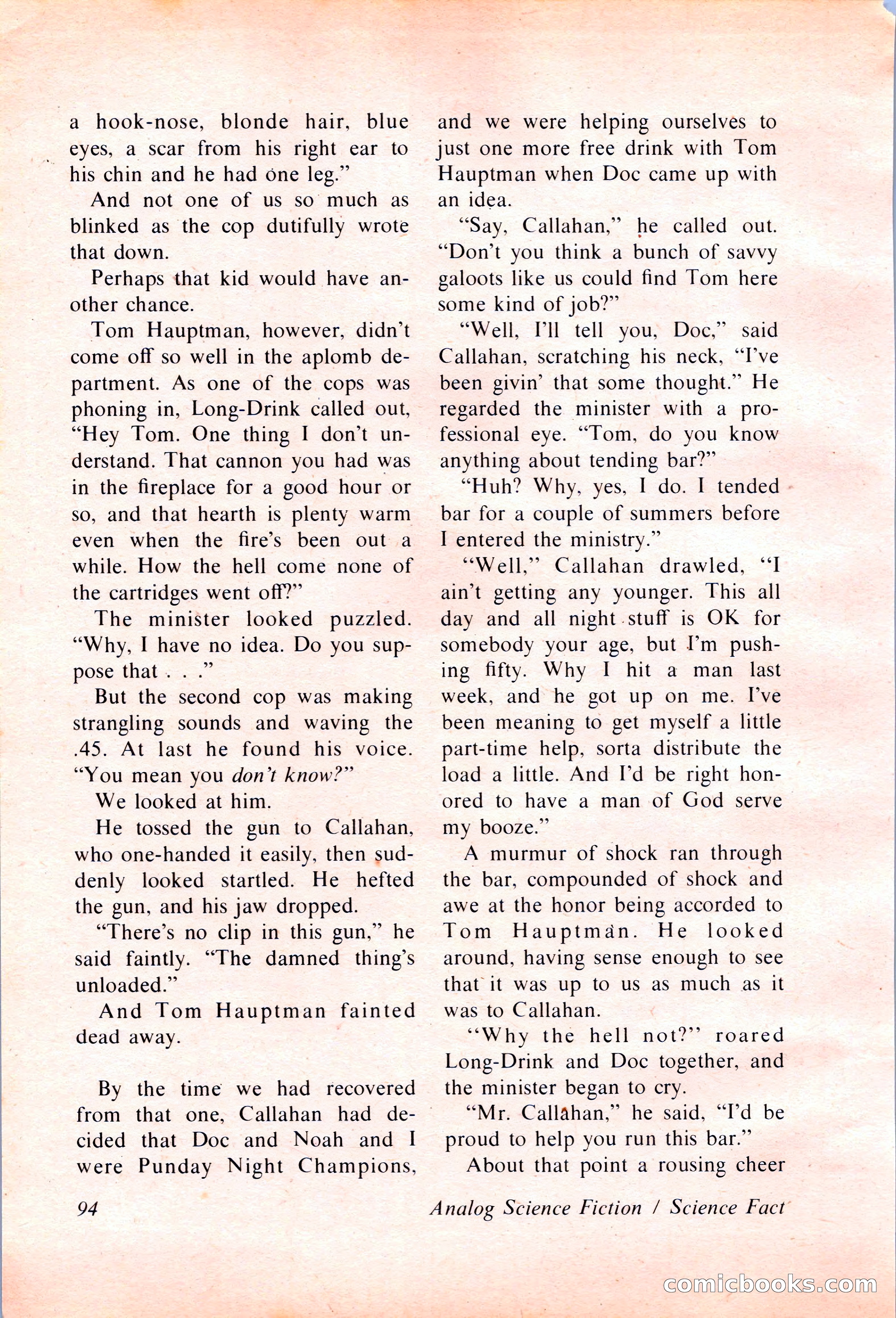 Analog Science Fiction and Fact, April 1974 — page 94 of 180