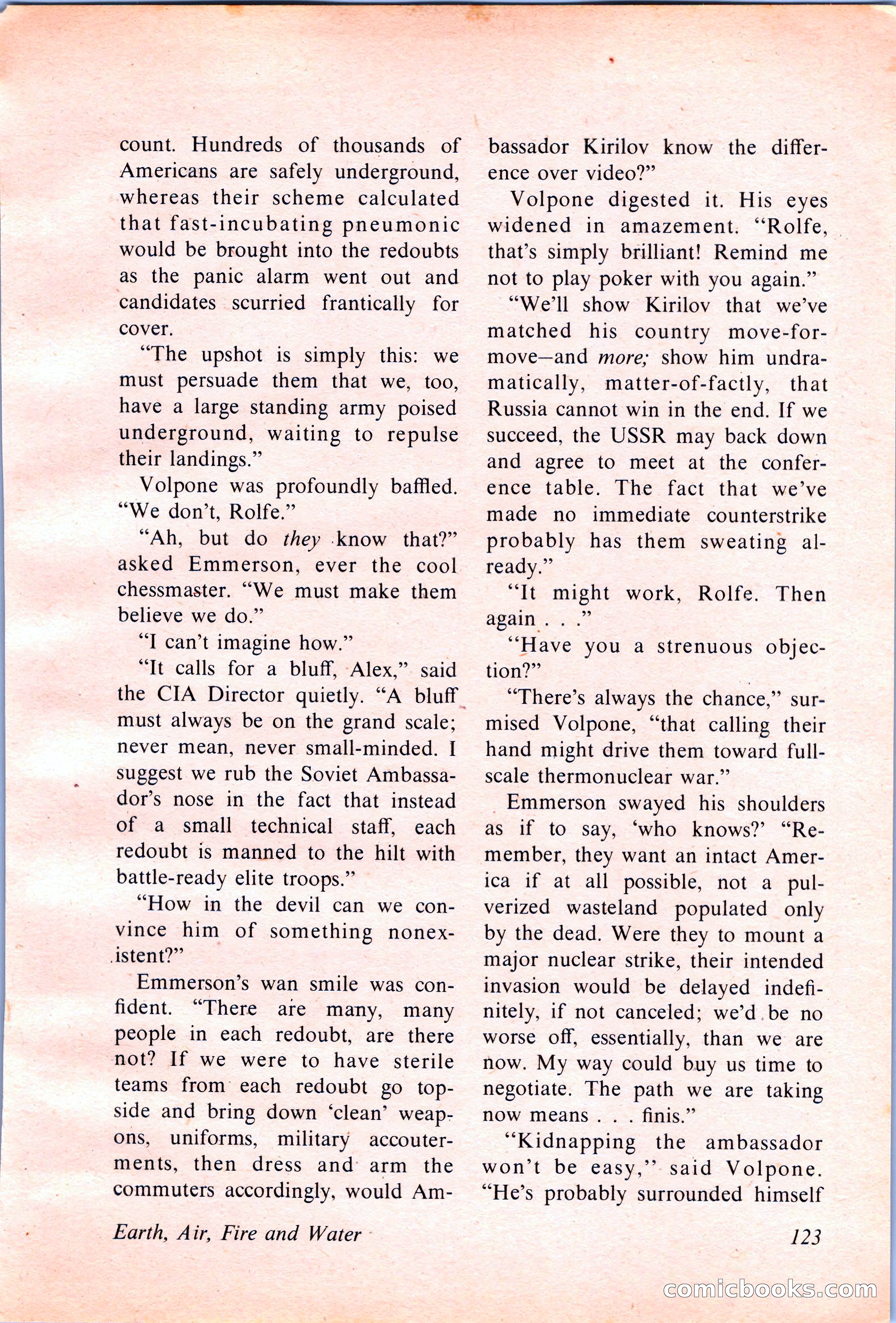 Analog Science Fiction and Fact, April 1974 — page 123 of 180
