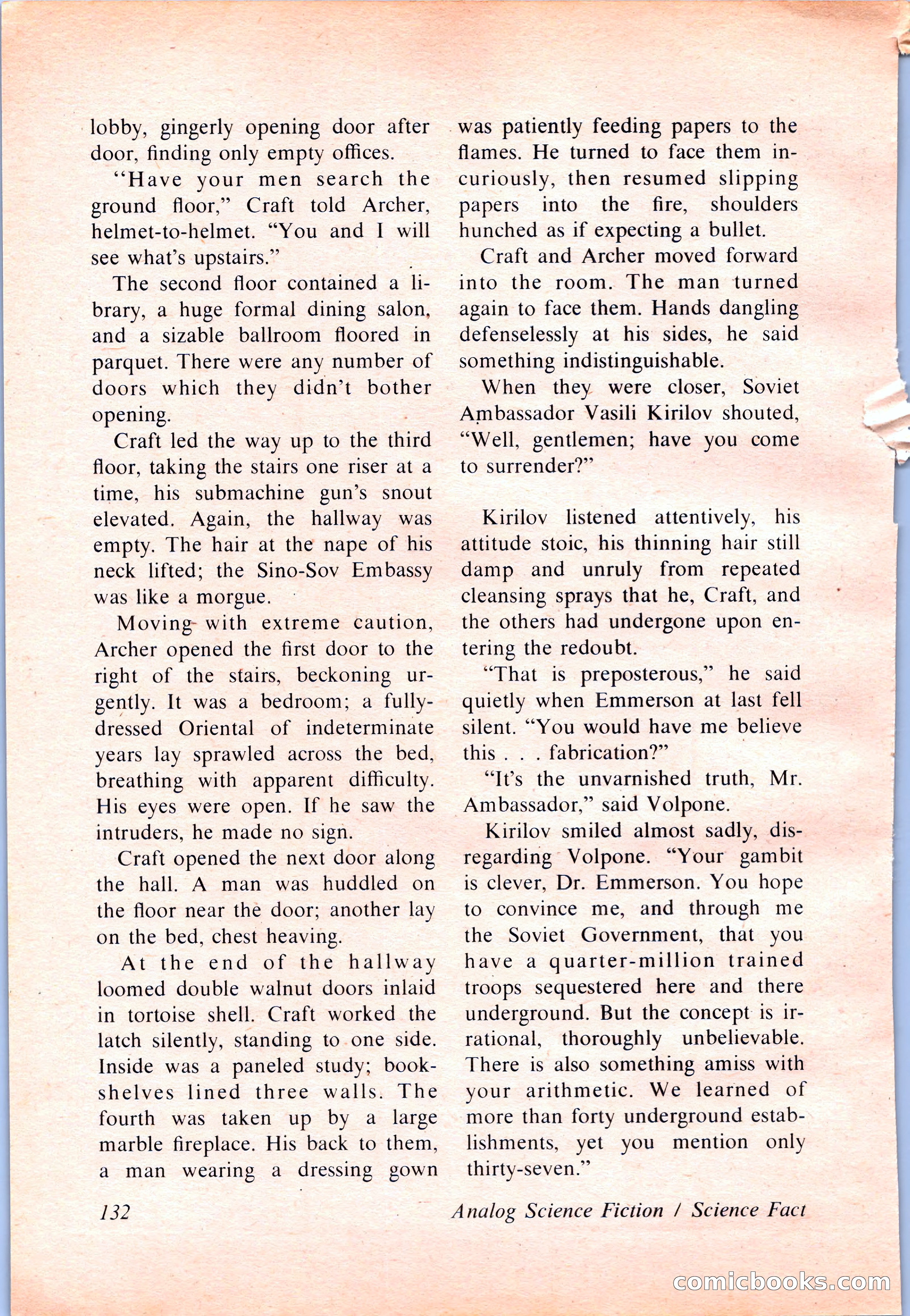 Analog Science Fiction and Fact, April 1974 — page 132 of 180