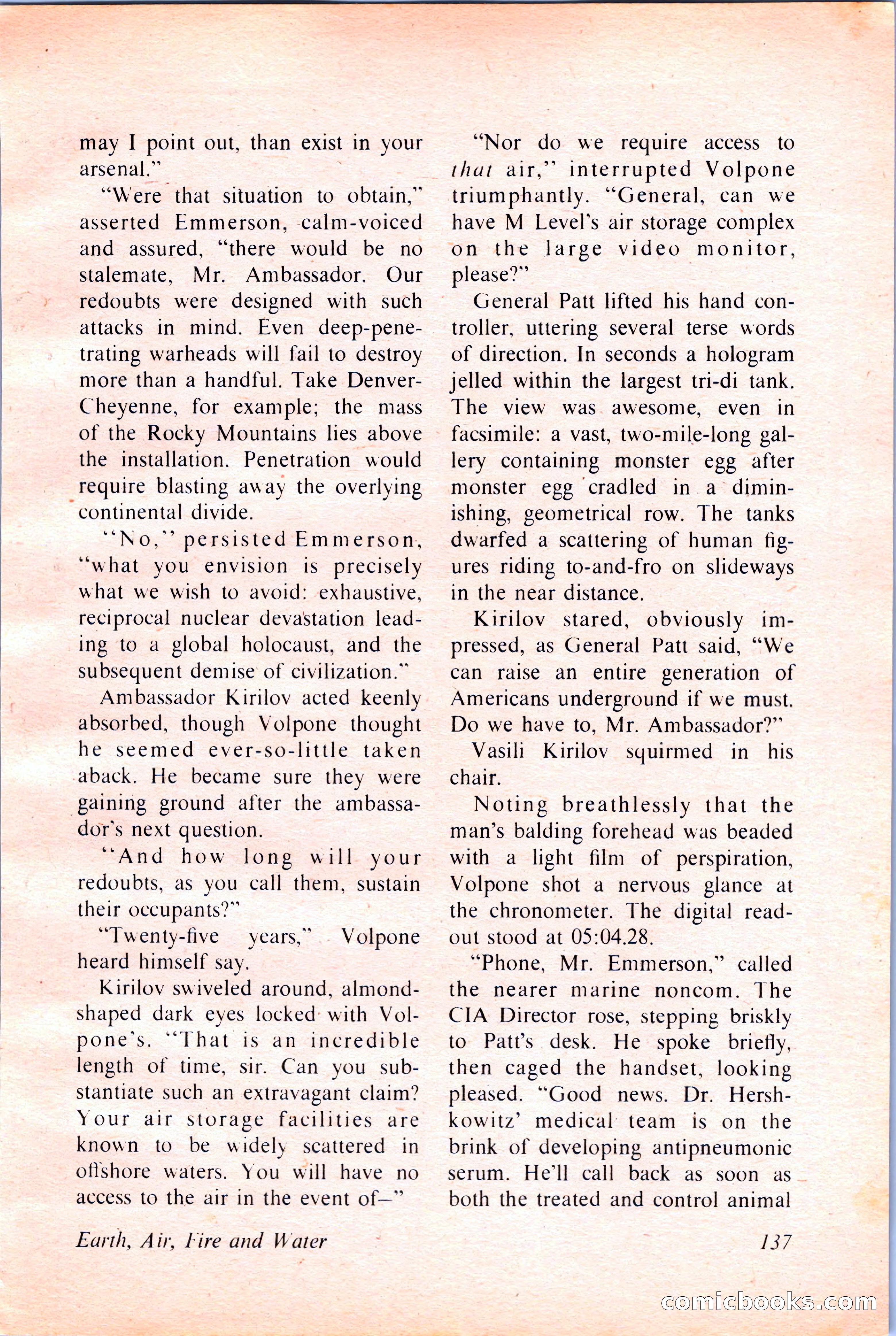 Analog Science Fiction and Fact, April 1974 — page 137 of 180