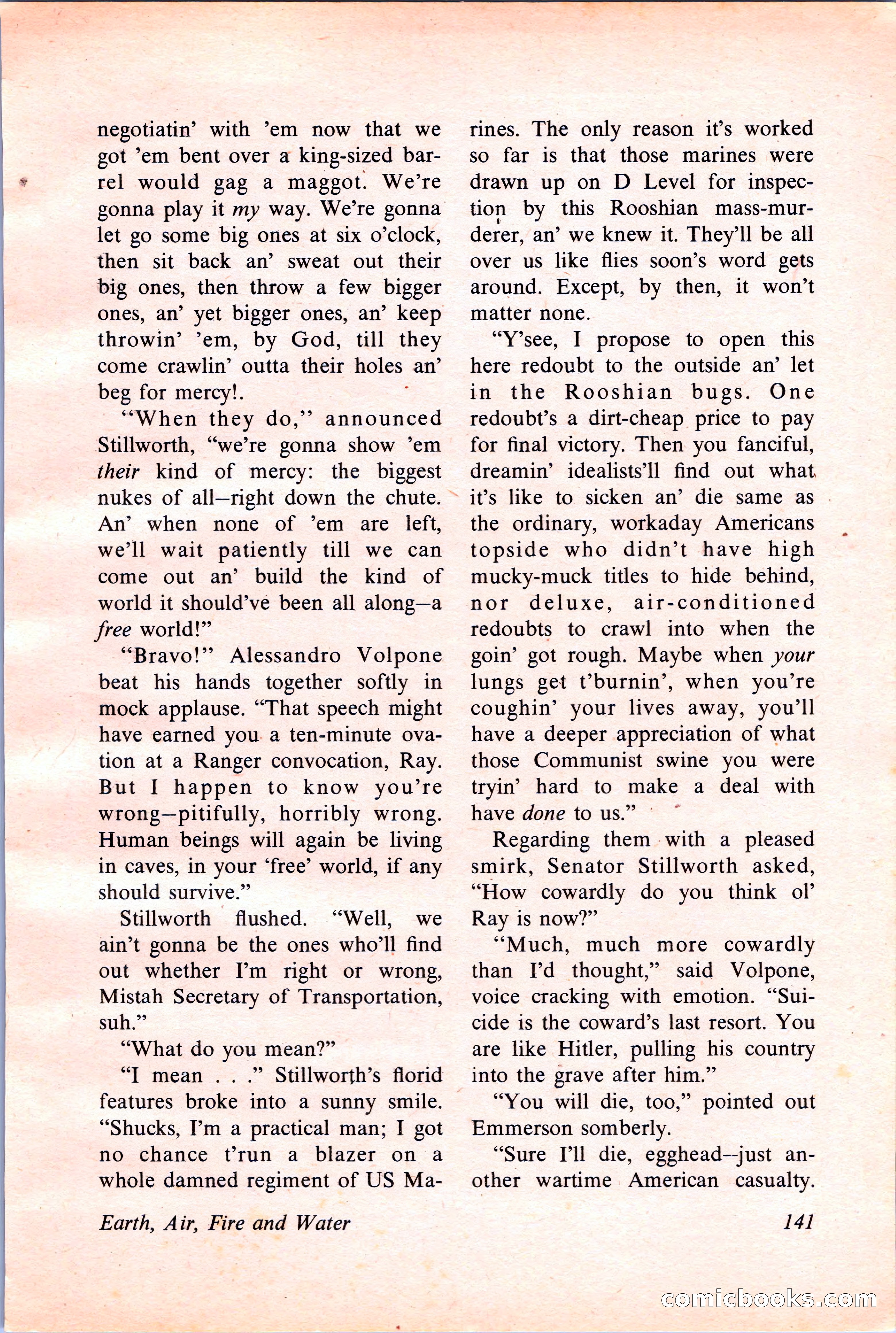 Analog Science Fiction and Fact, April 1974 — page 141 of 180
