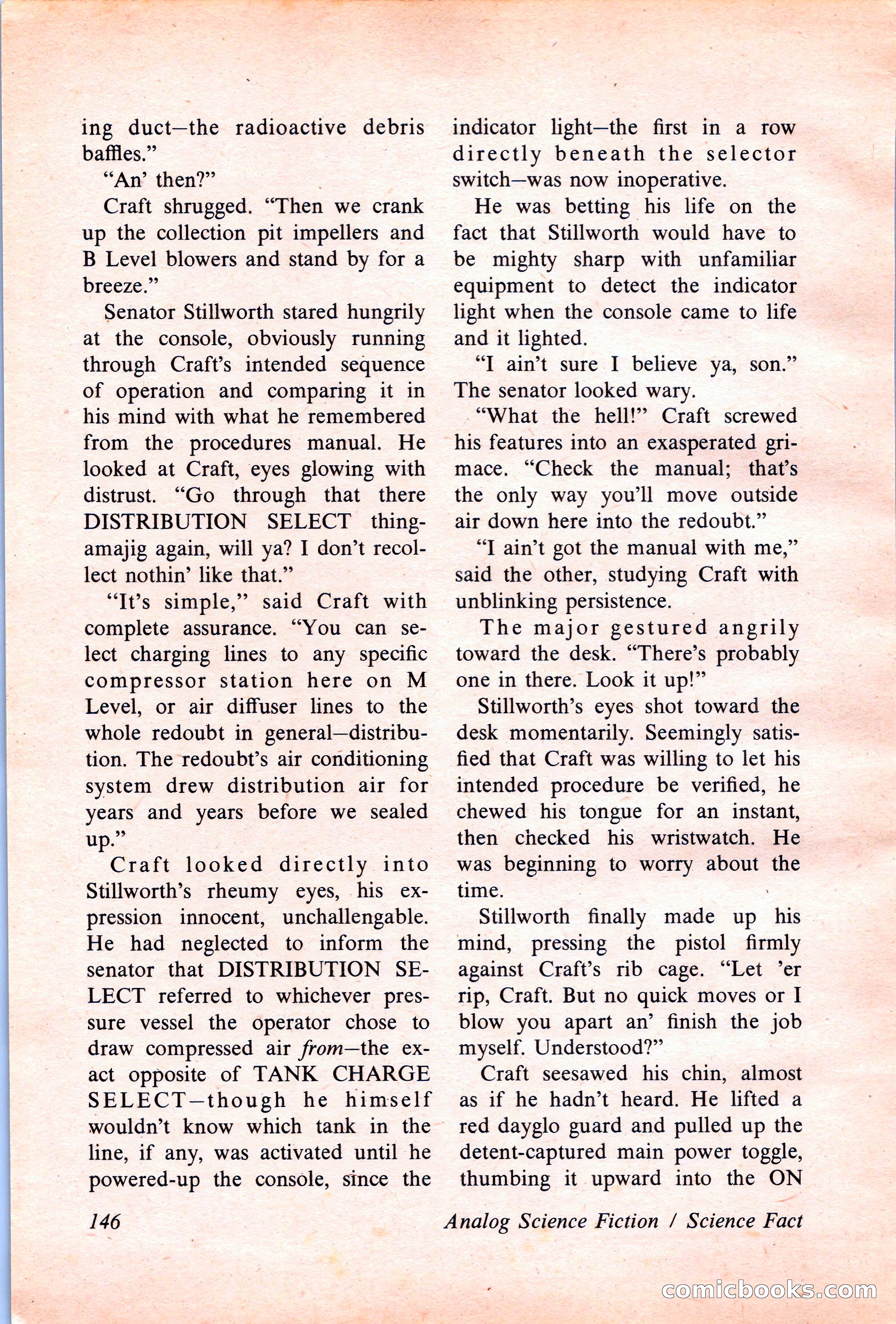 Analog Science Fiction and Fact, April 1974 — page 146 of 180