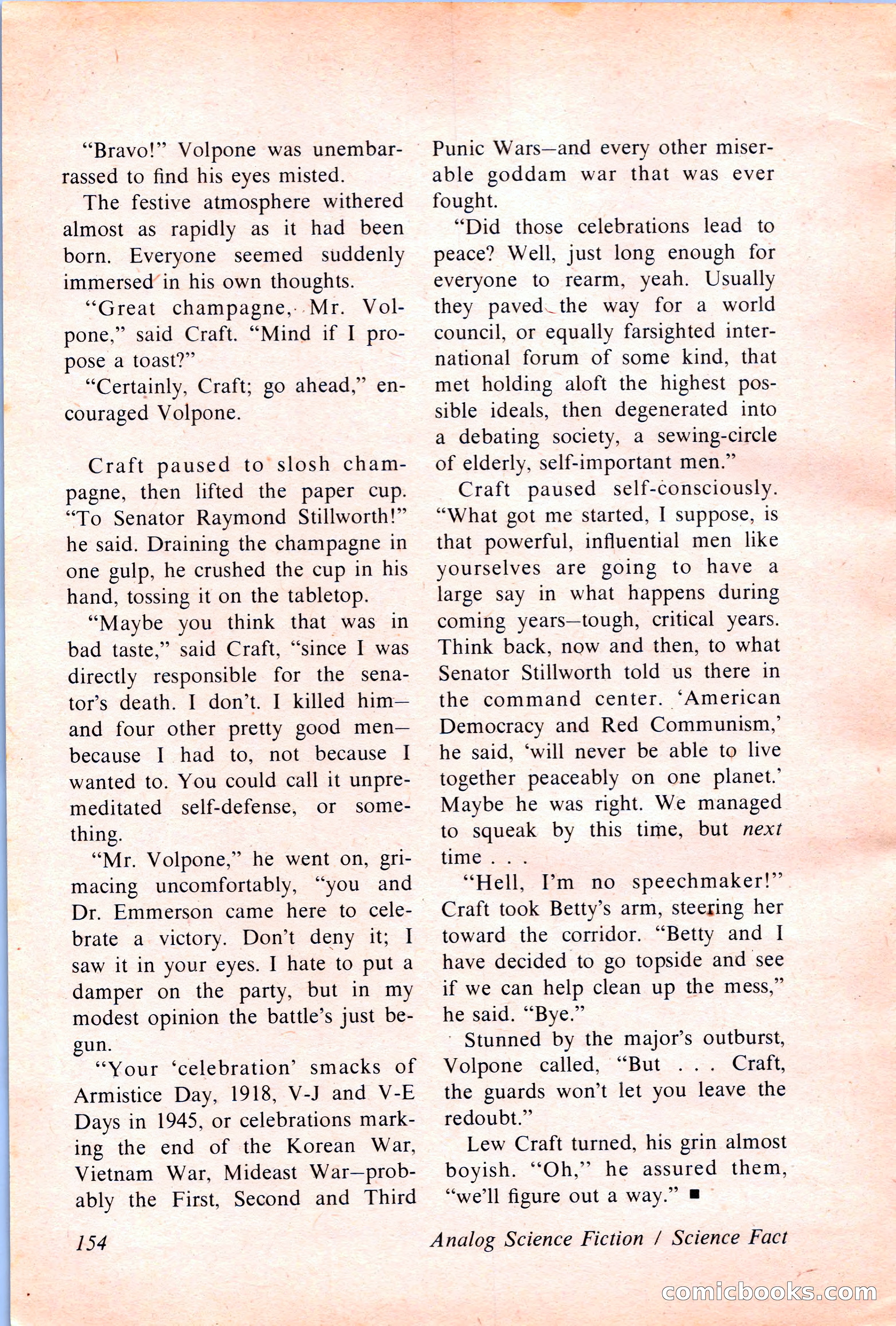 Analog Science Fiction and Fact, April 1974 — page 154 of 180
