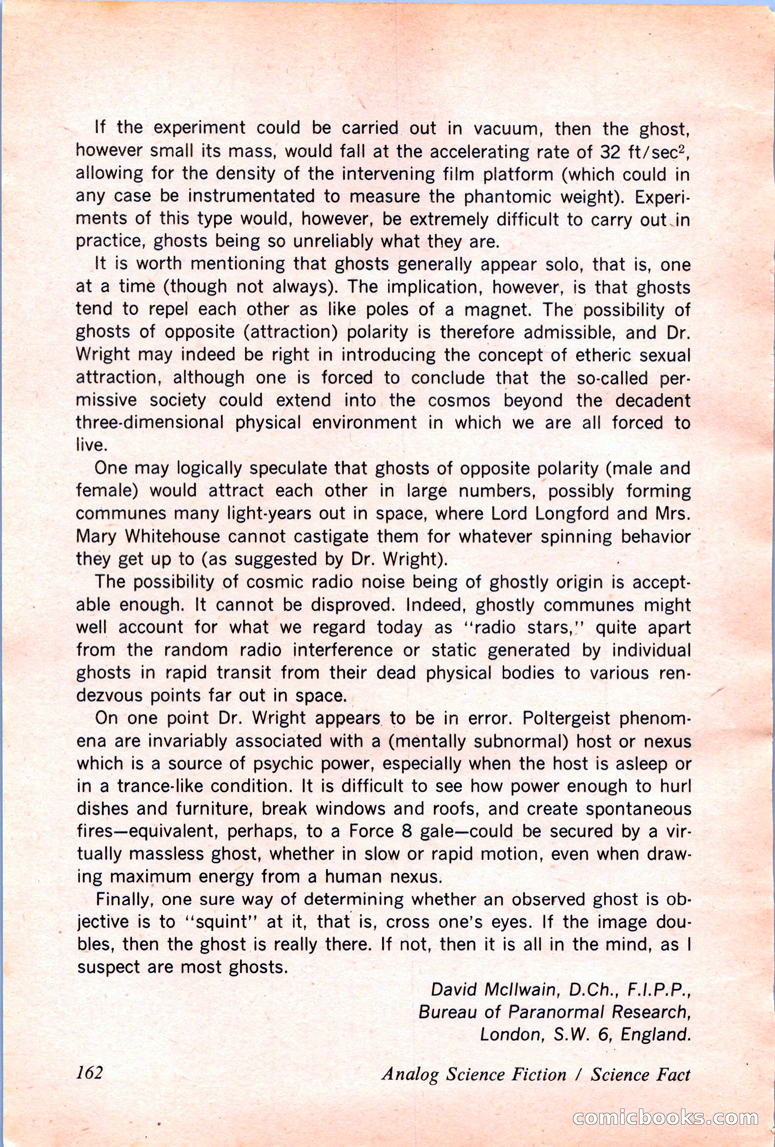 Analog Science Fiction and Fact, April 1974 — page 162 of 180
