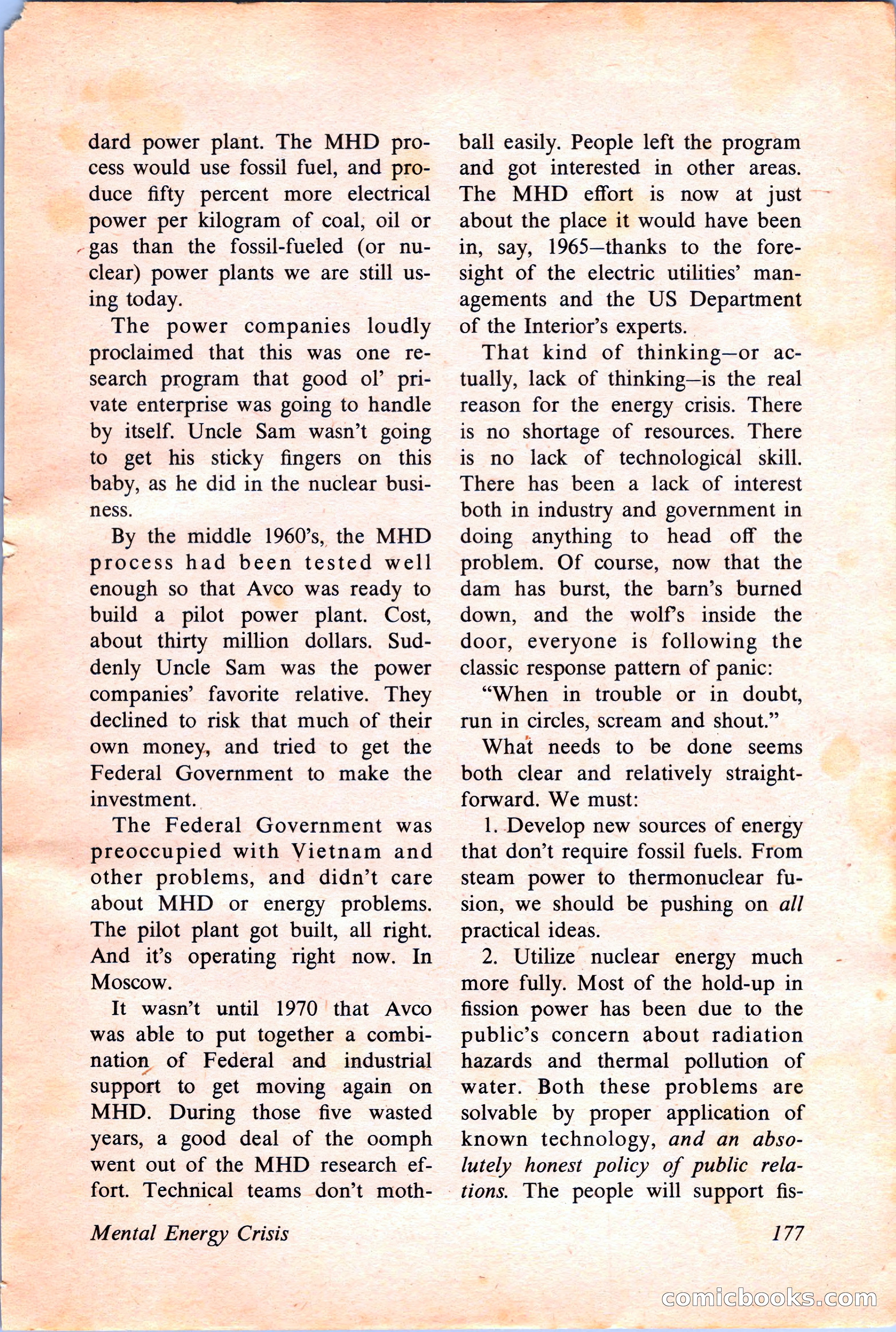 Analog Science Fiction and Fact, April 1974 — page 177 of 180