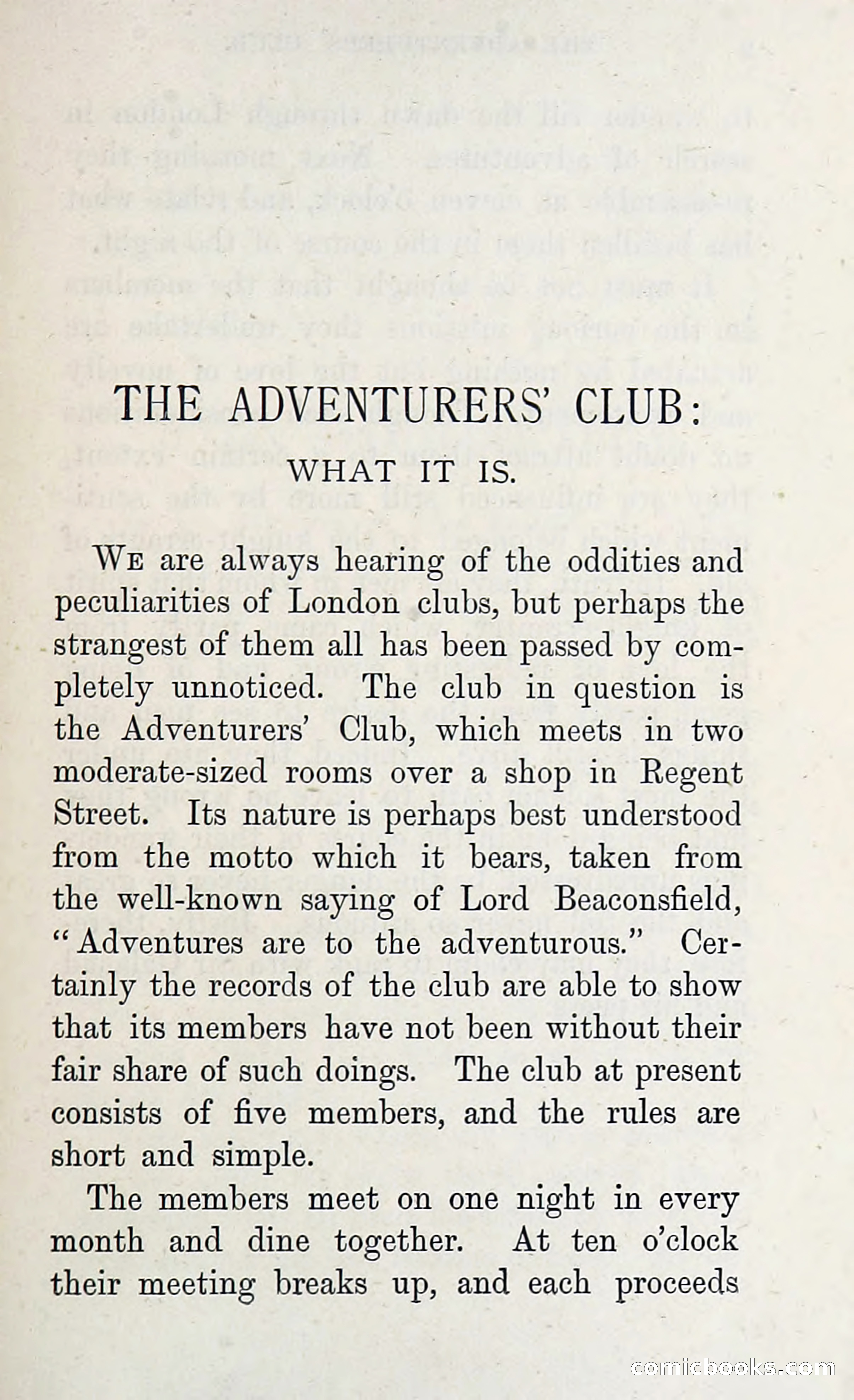 The Adventures of the Adventurers' Club: A Shocker in Six Shocks by Five Men & a Woman — page 7 of 132