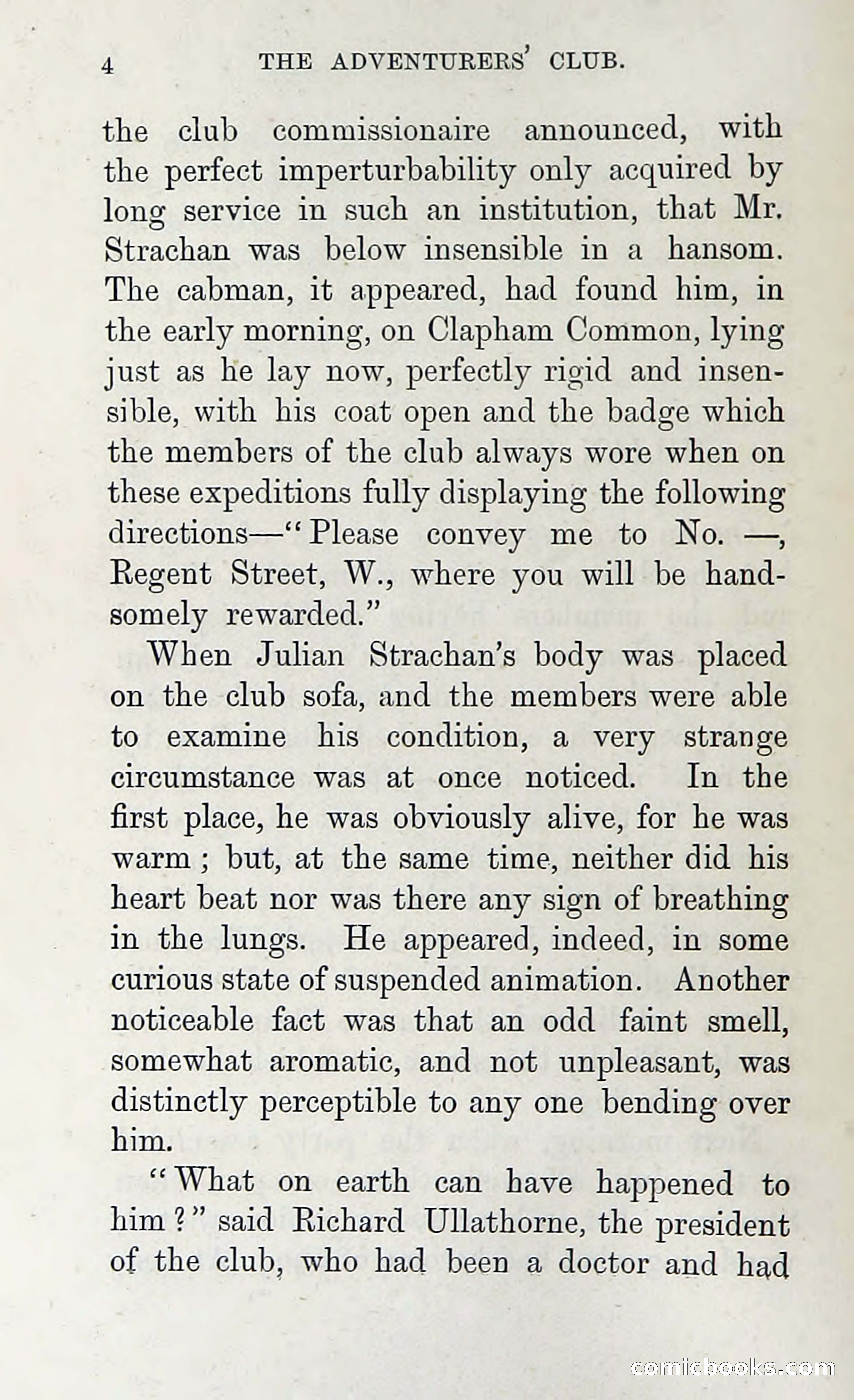 The Adventures of the Adventurers' Club: A Shocker in Six Shocks by Five Men & a Woman — page 10 of 132