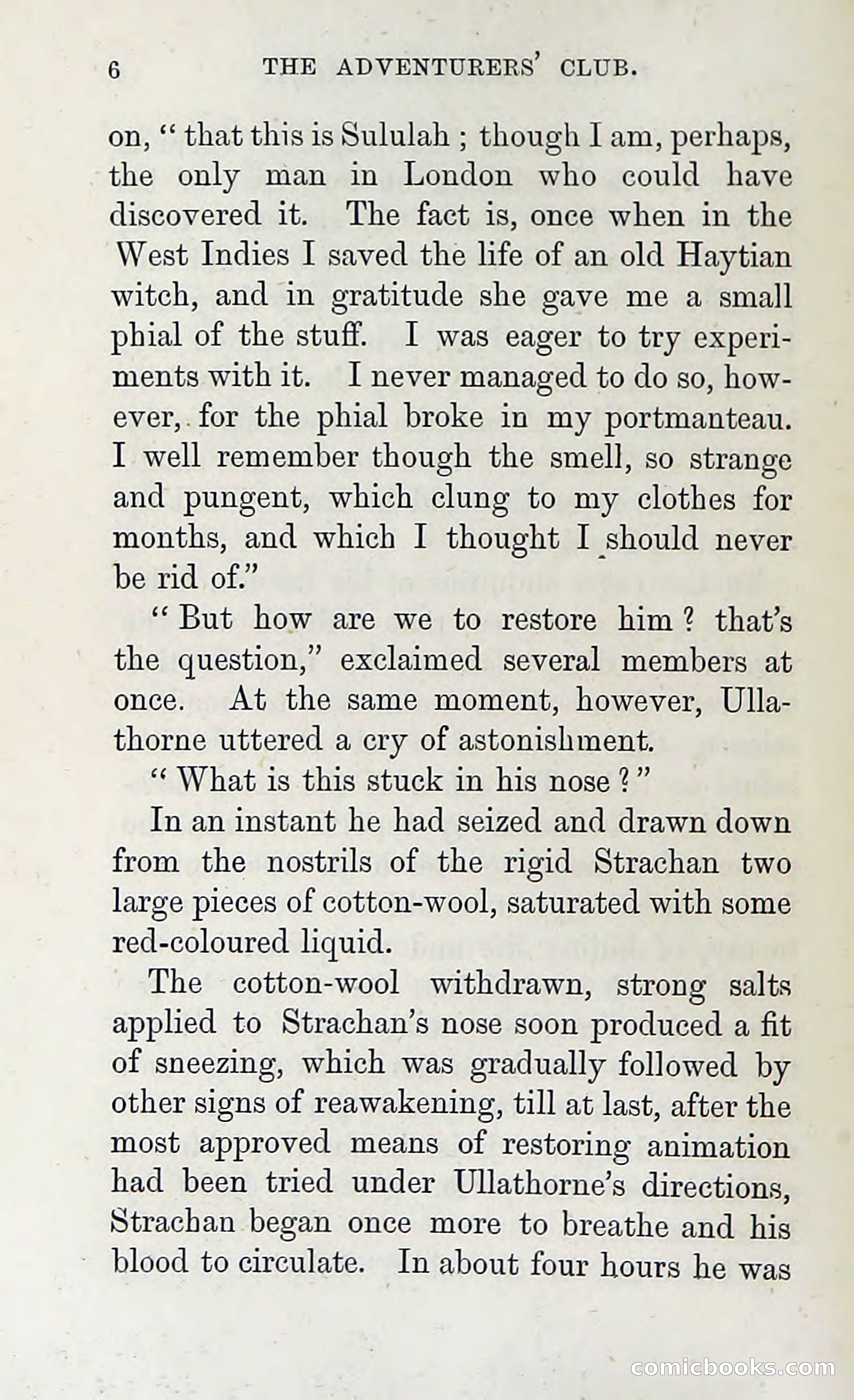 The Adventures of the Adventurers' Club: A Shocker in Six Shocks by Five Men & a Woman — page 12 of 132