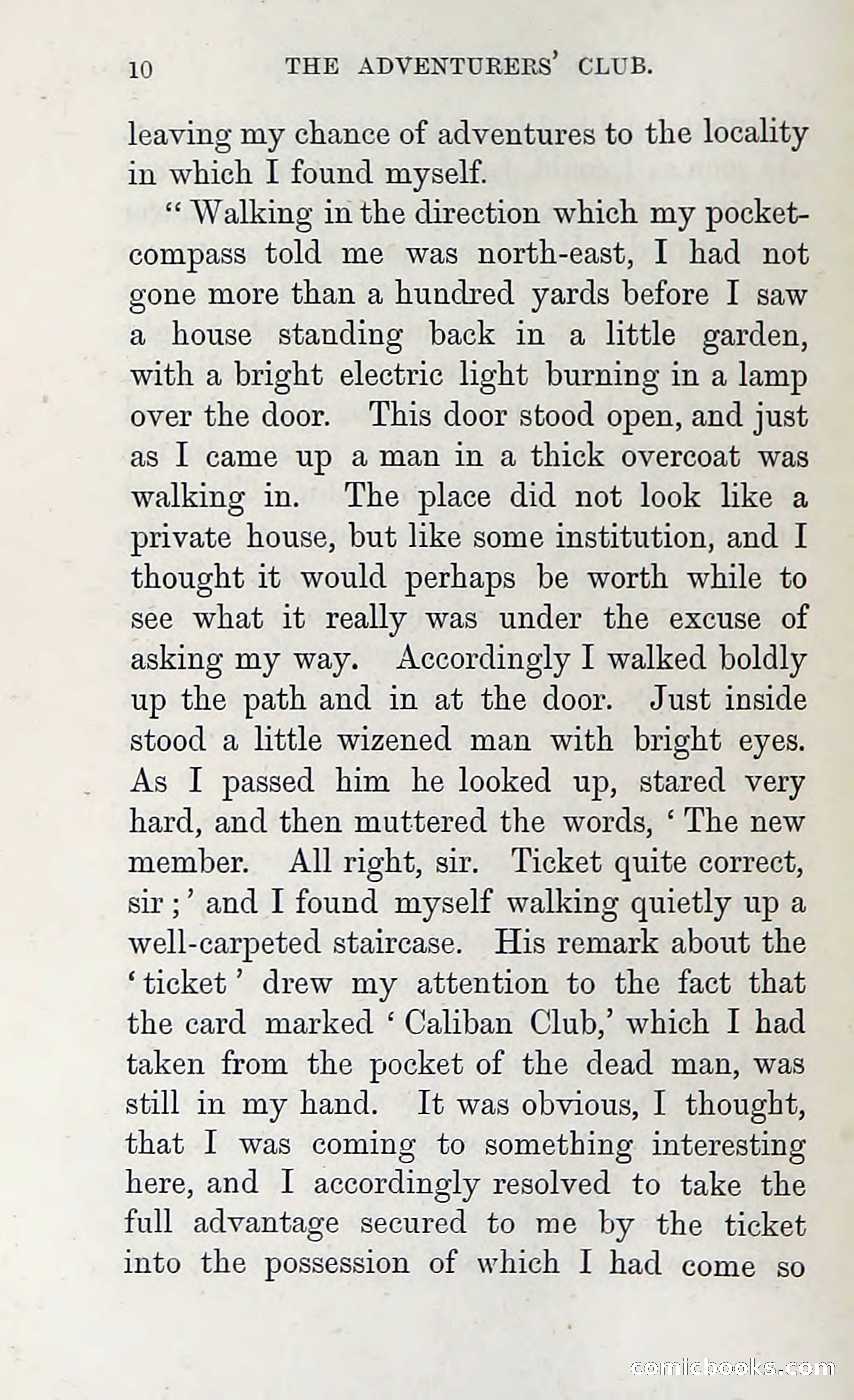 The Adventures of the Adventurers' Club: A Shocker in Six Shocks by Five Men & a Woman — page 16 of 132