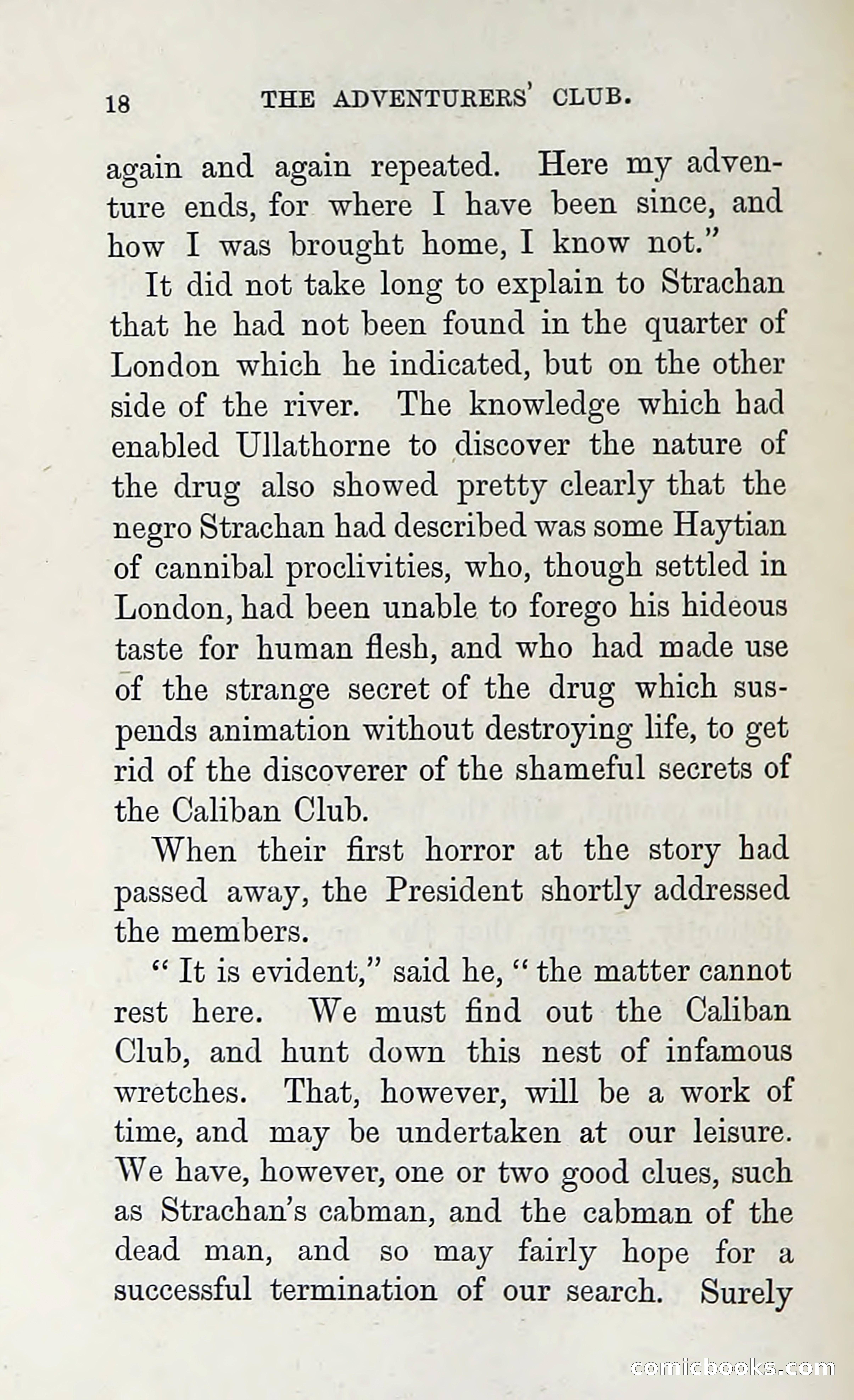 The Adventures of the Adventurers' Club: A Shocker in Six Shocks by Five Men & a Woman — page 24 of 132
