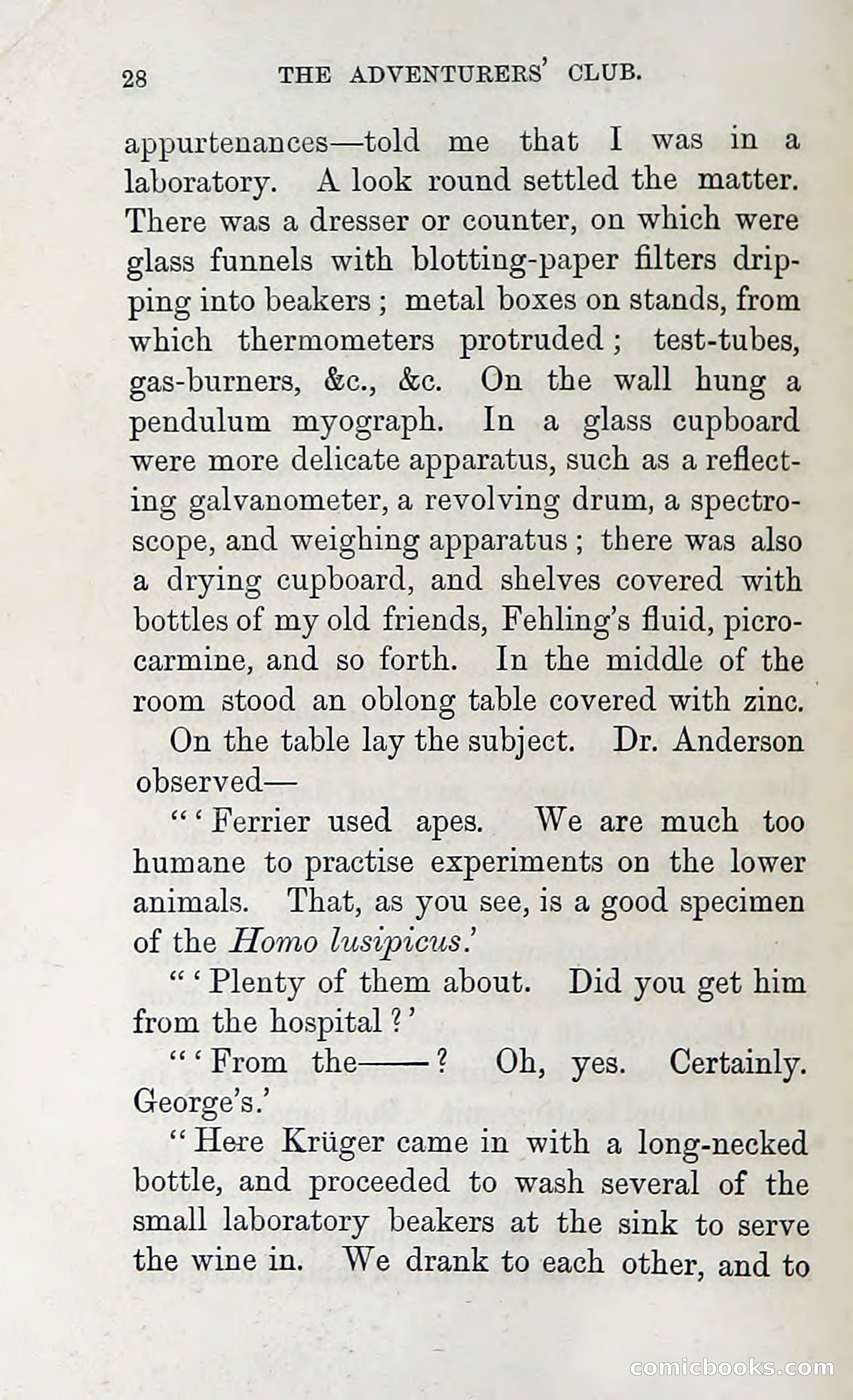 The Adventures of the Adventurers' Club: A Shocker in Six Shocks by Five Men & a Woman — page 34 of 132