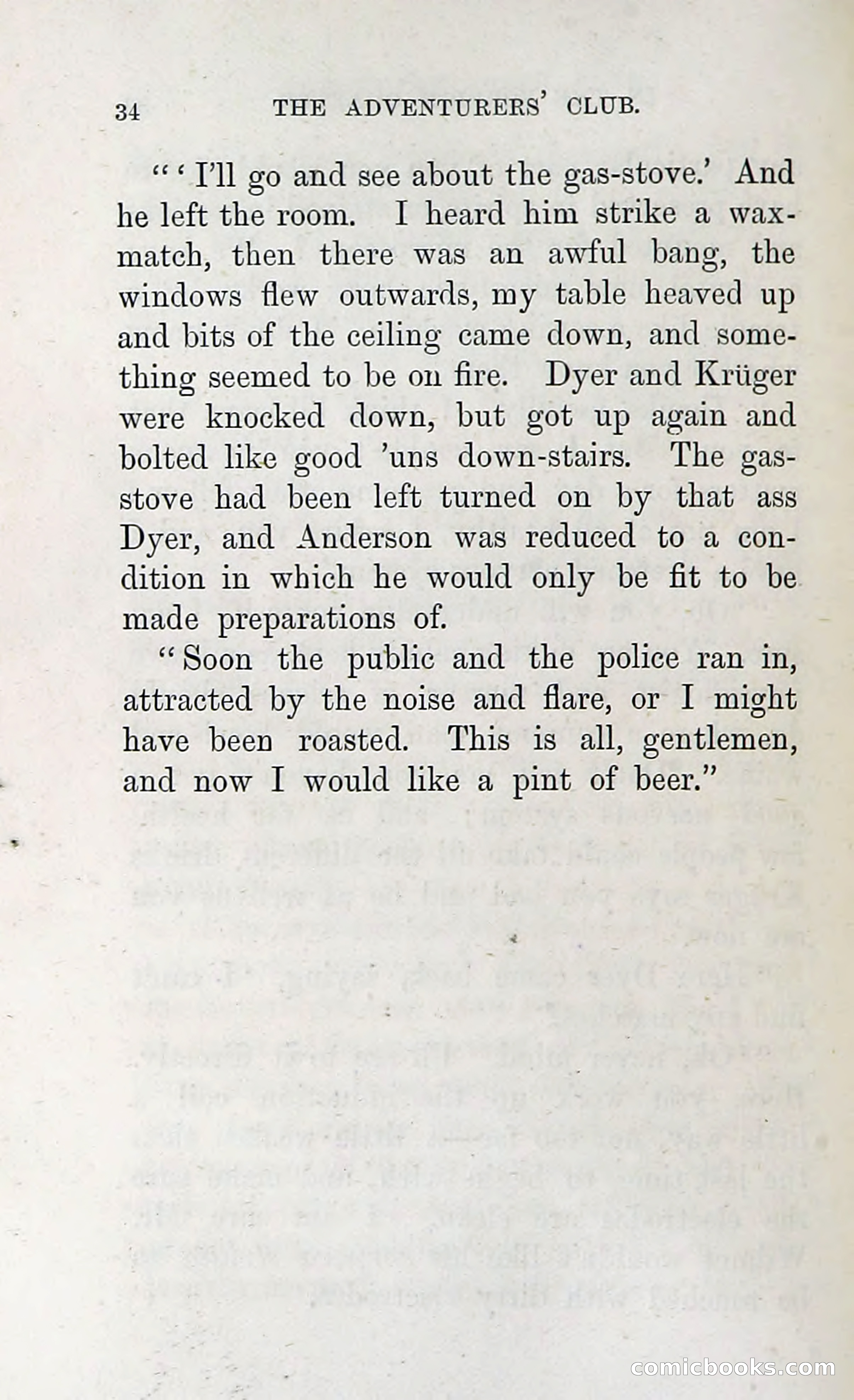 The Adventures of the Adventurers' Club: A Shocker in Six Shocks by Five Men & a Woman — page 40 of 132