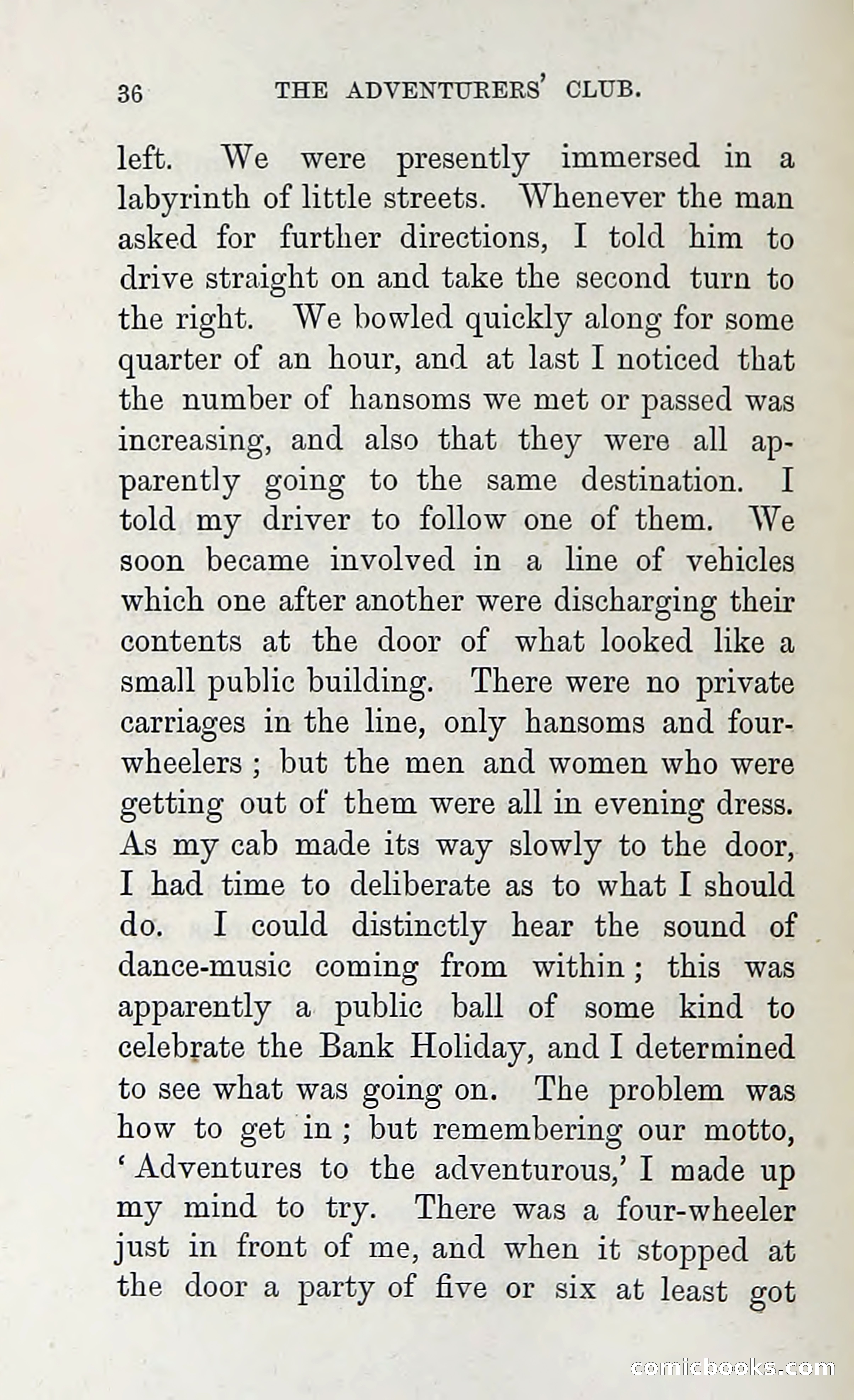 The Adventures of the Adventurers' Club: A Shocker in Six Shocks by Five Men & a Woman — page 42 of 132