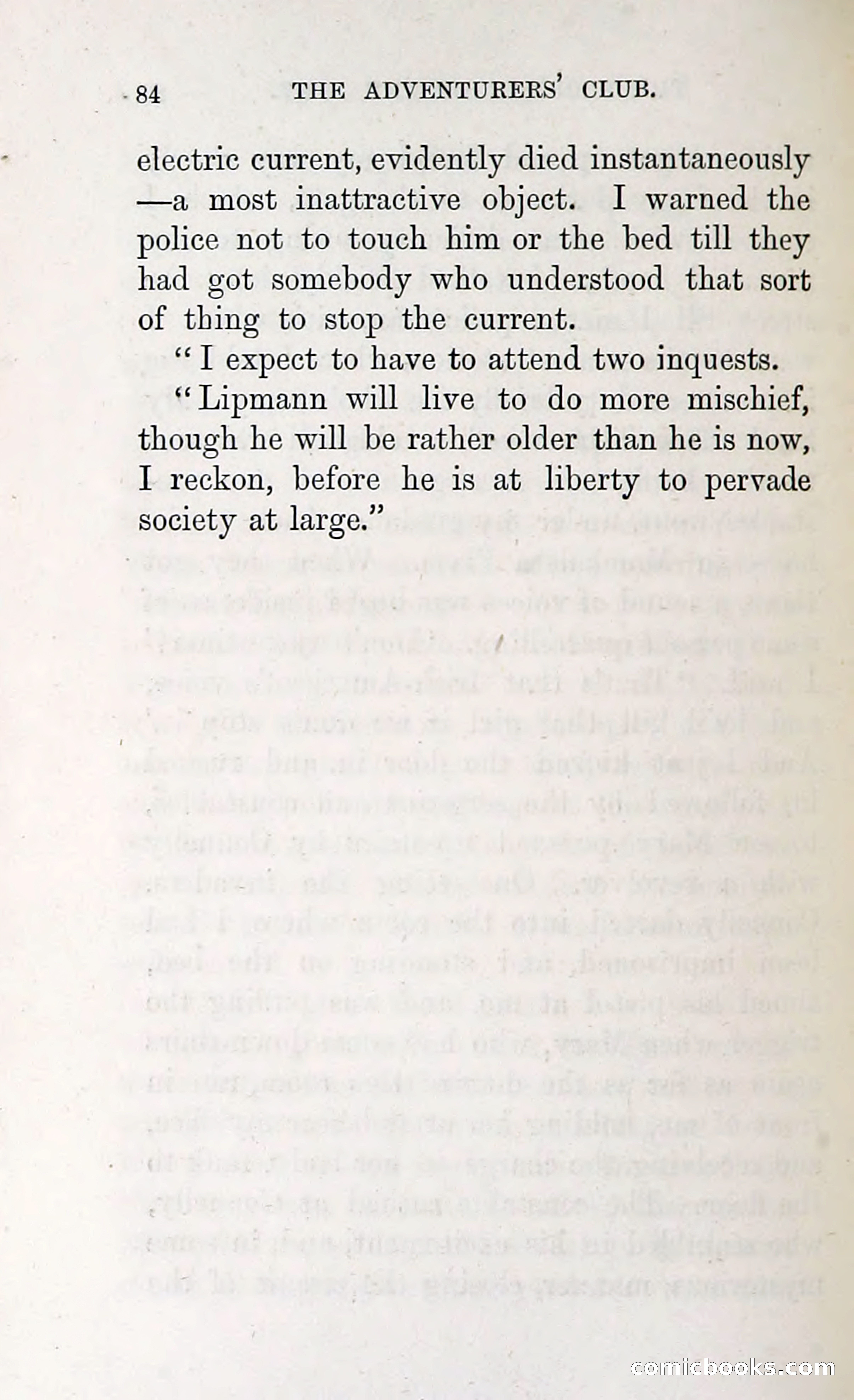 The Adventures of the Adventurers' Club: A Shocker in Six Shocks by Five Men & a Woman — page 90 of 132