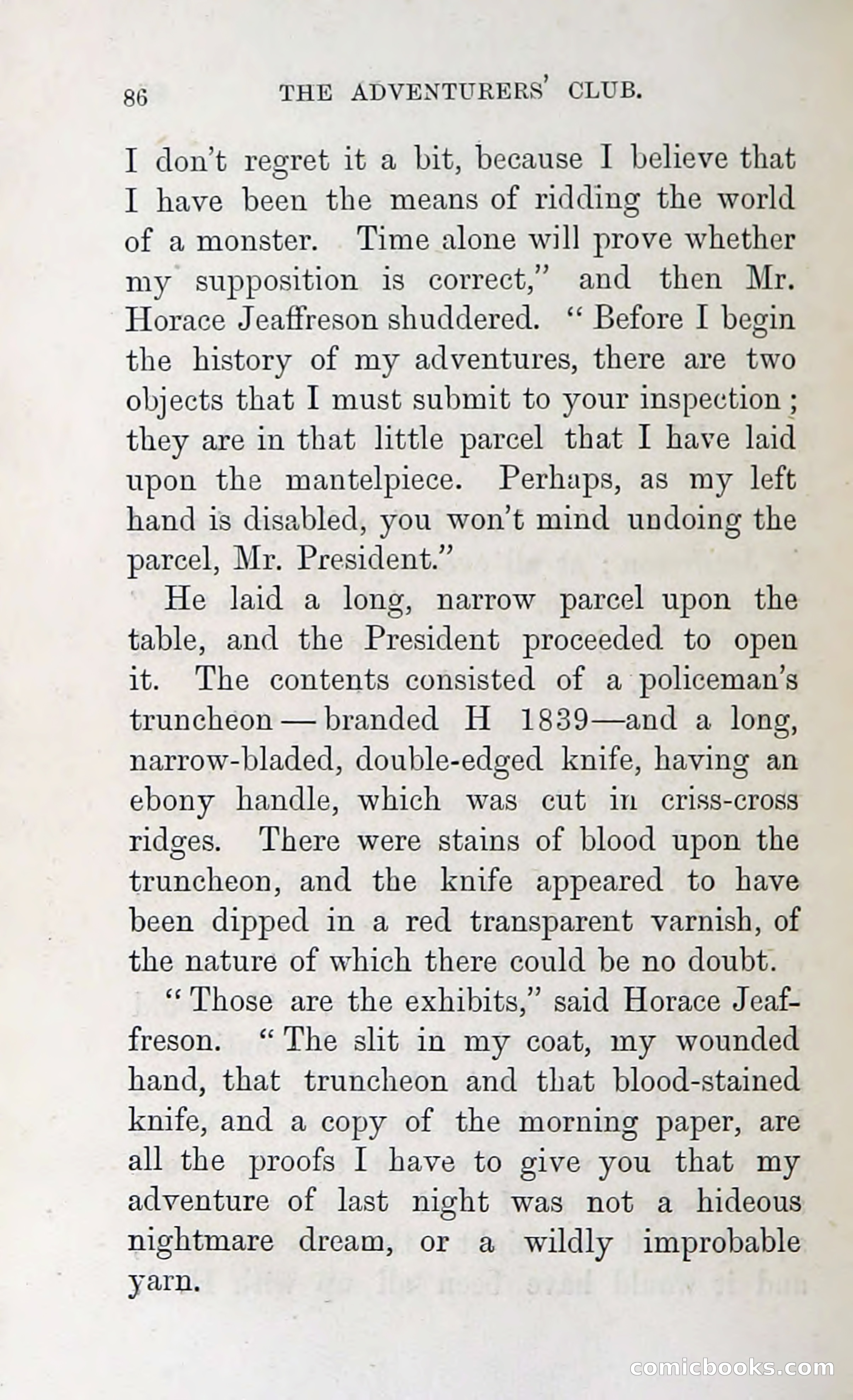 The Adventures of the Adventurers' Club: A Shocker in Six Shocks by Five Men & a Woman — page 92 of 132