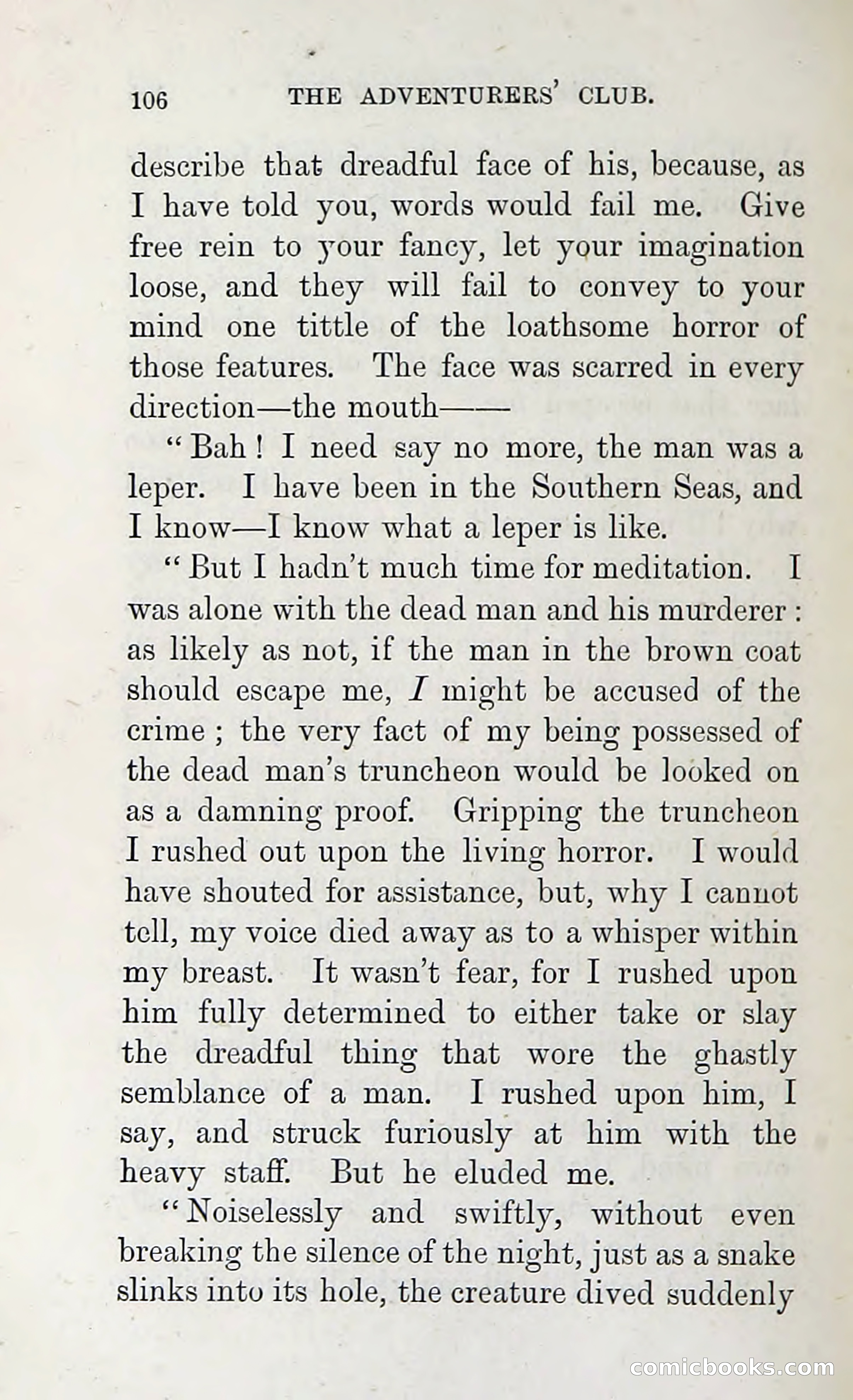 The Adventures of the Adventurers' Club: A Shocker in Six Shocks by Five Men & a Woman — page 112 of 132