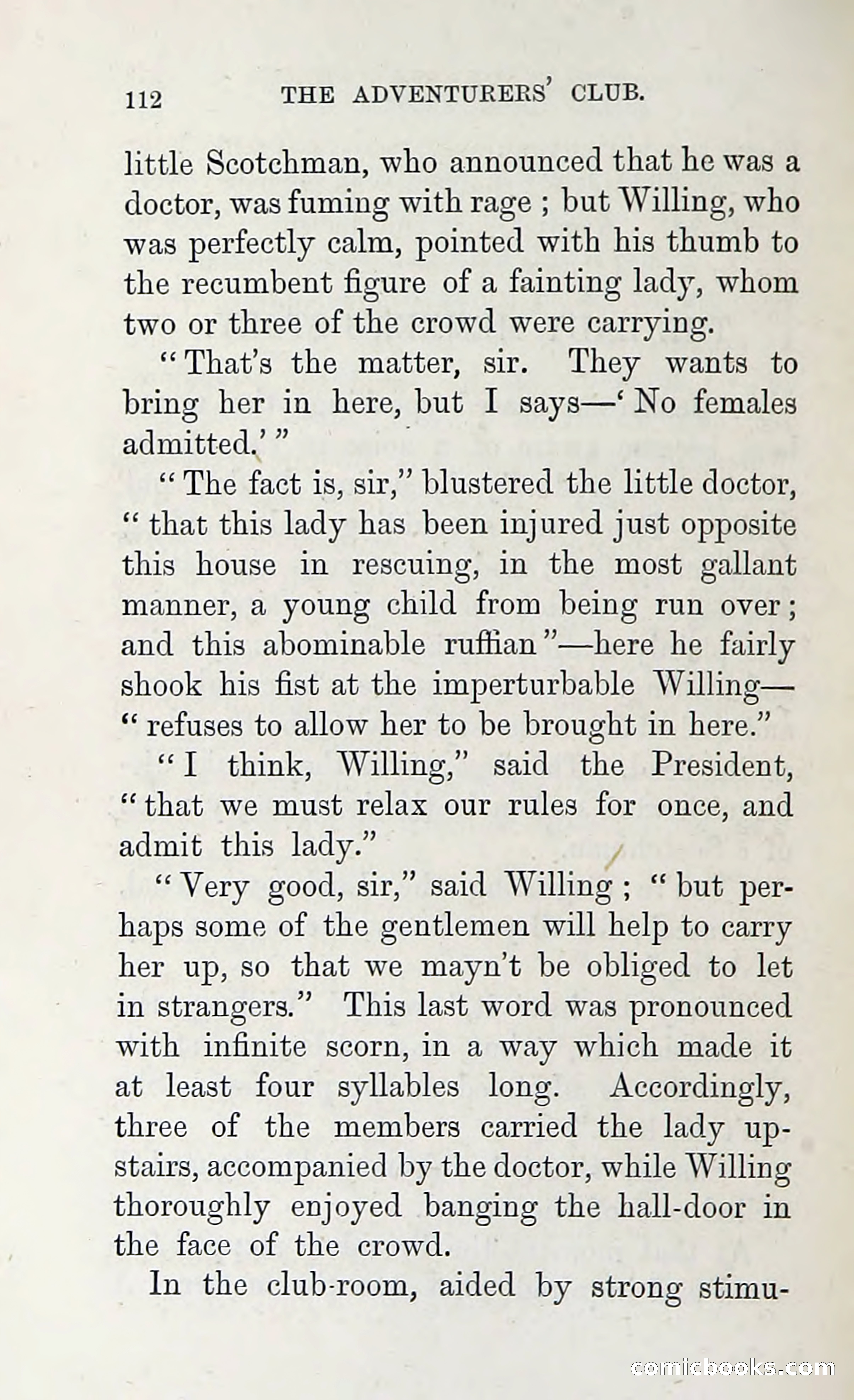 The Adventures of the Adventurers' Club: A Shocker in Six Shocks by Five Men & a Woman — page 118 of 132