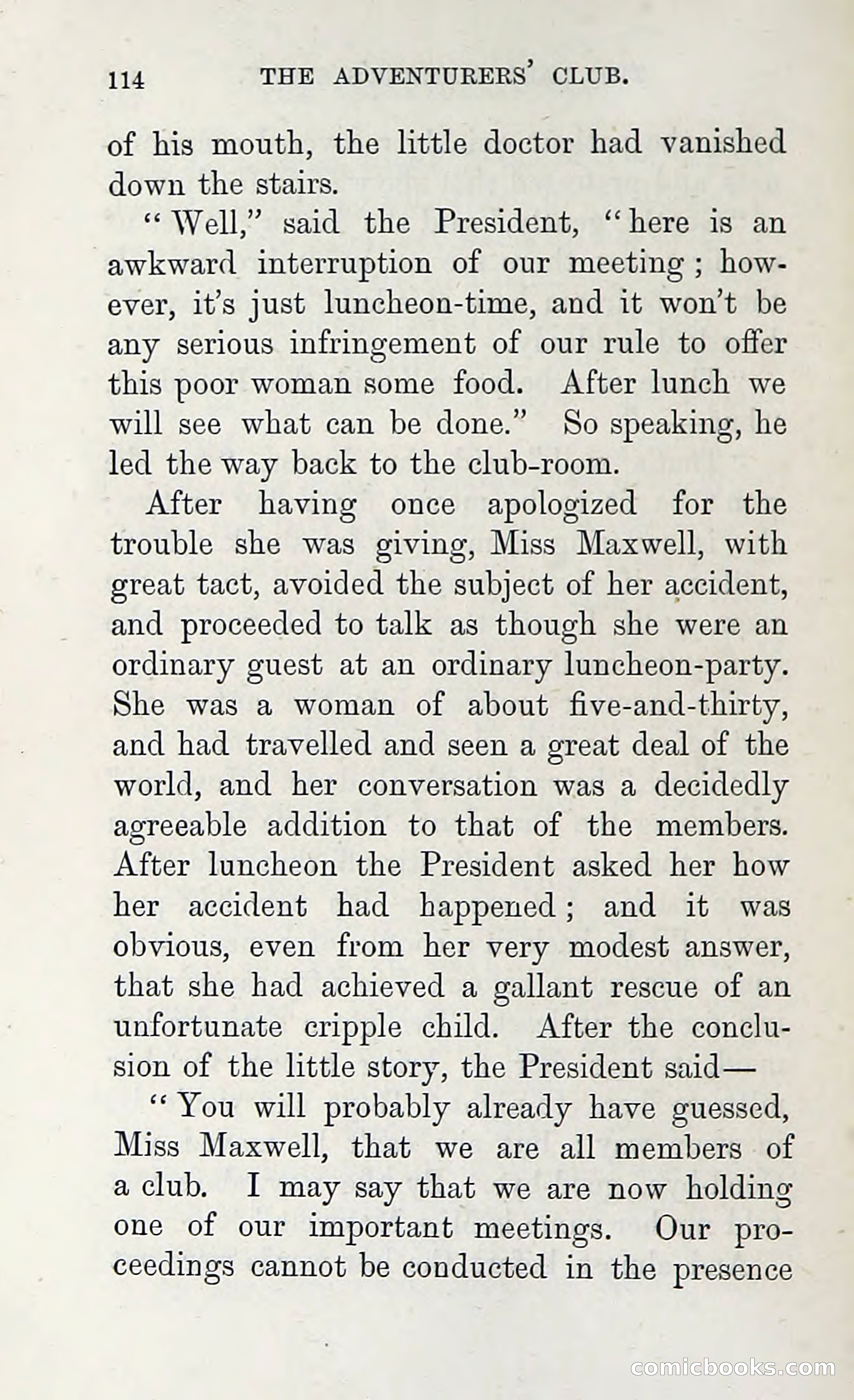 The Adventures of the Adventurers' Club: A Shocker in Six Shocks by Five Men & a Woman — page 120 of 132