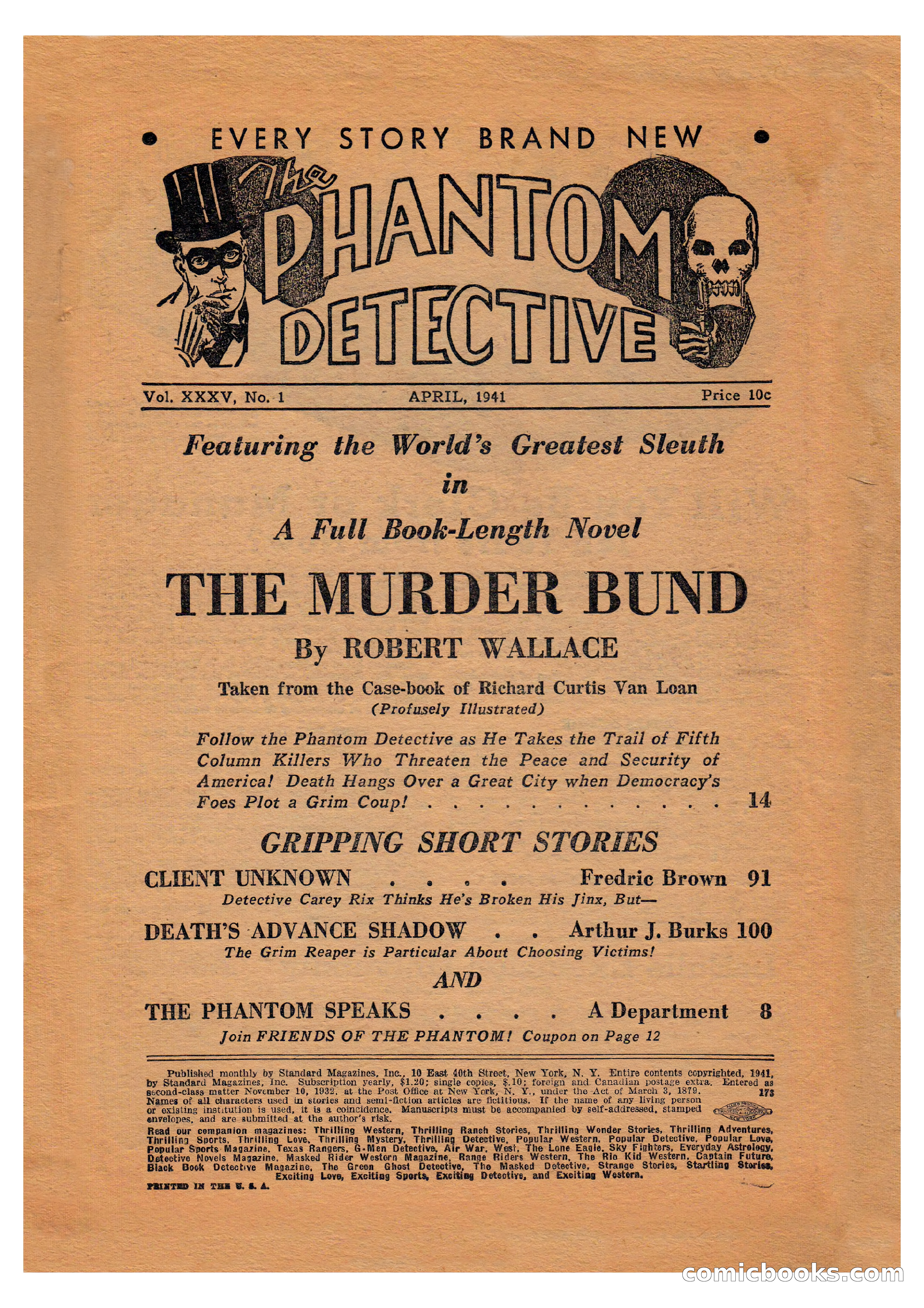 The Phantom Detective (April 1941) — page 4 of 116