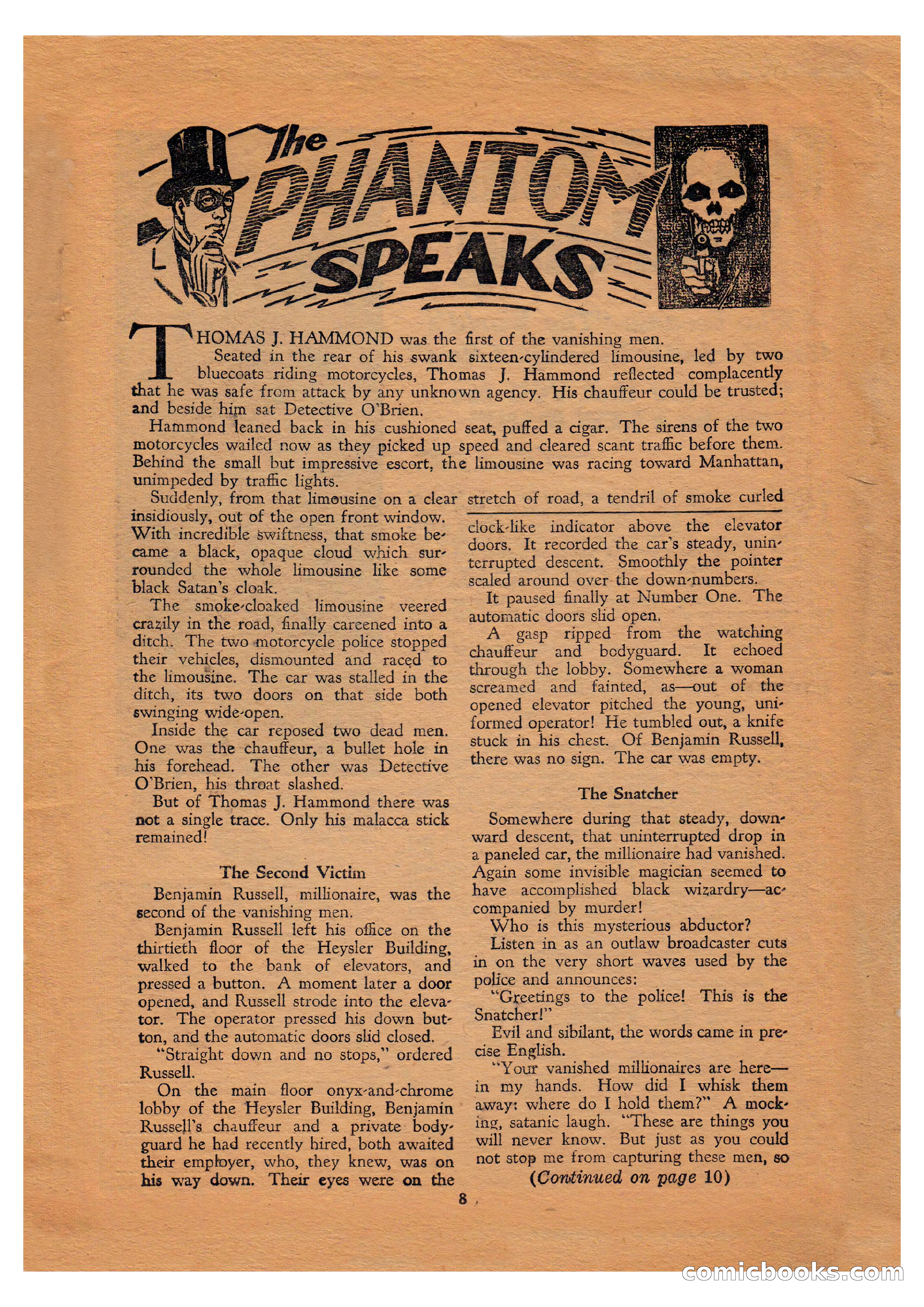The Phantom Detective (April 1941) — page 8 of 116