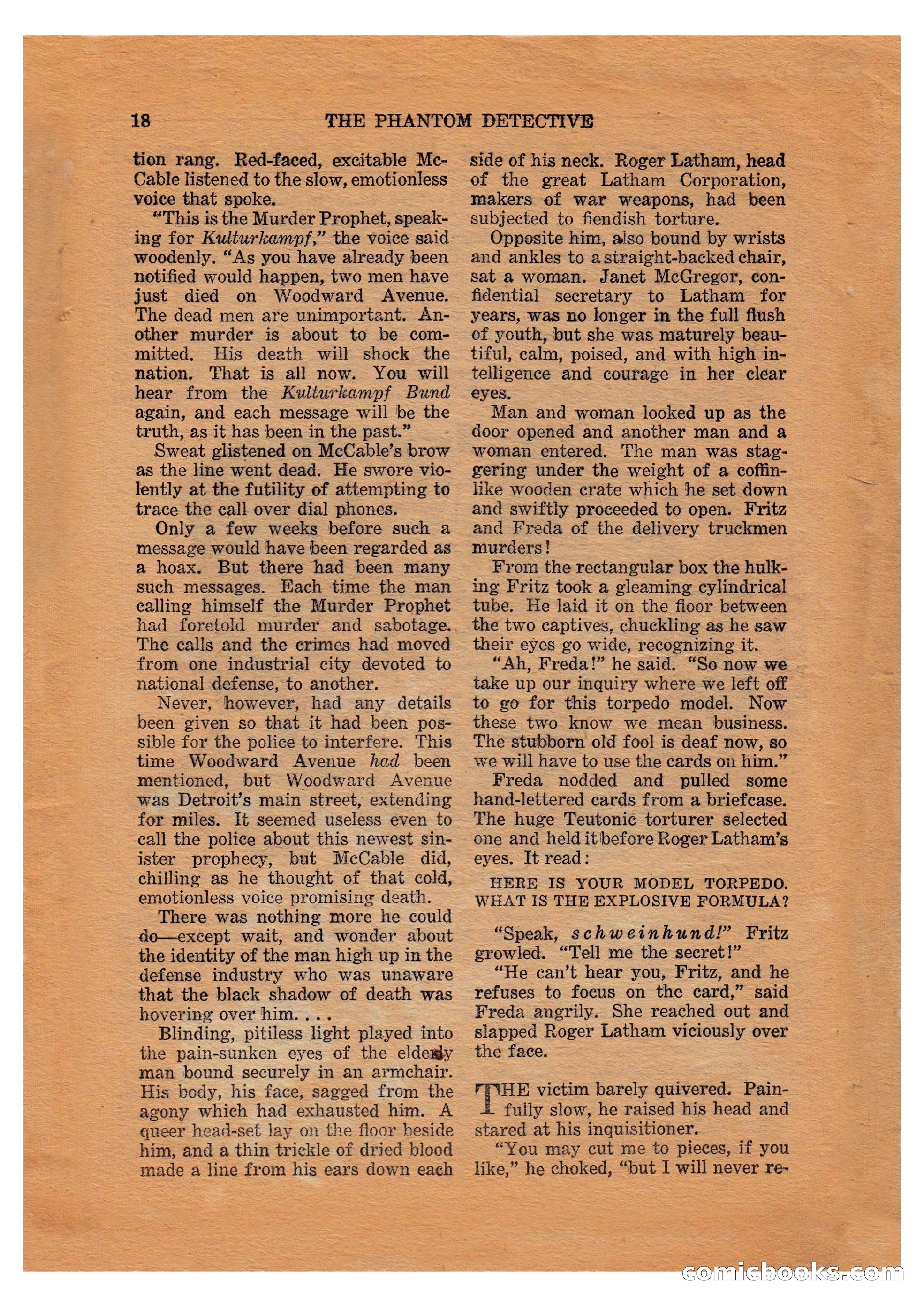 The Phantom Detective (April 1941) — page 18 of 116
