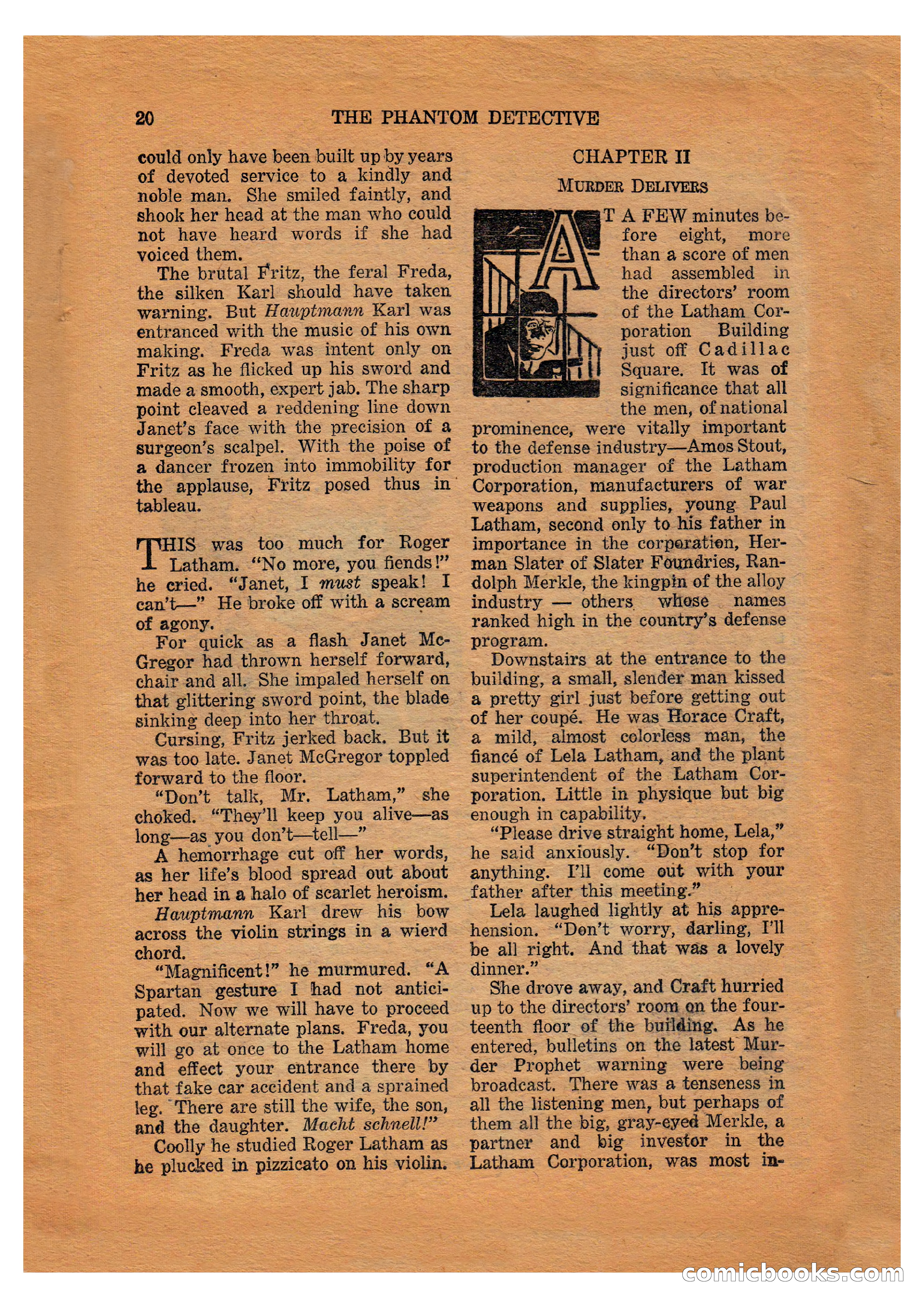 The Phantom Detective (April 1941) — page 20 of 116