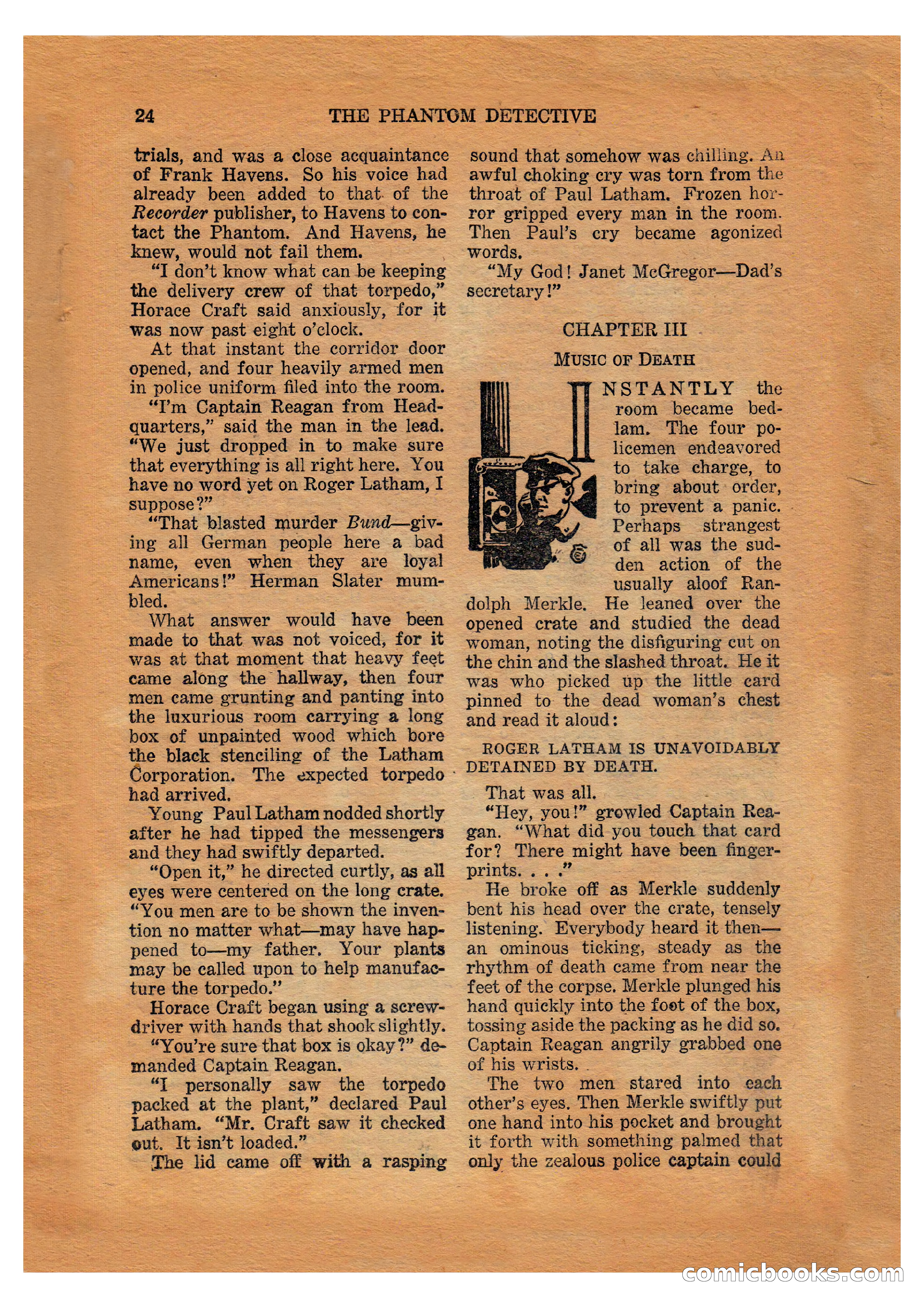 The Phantom Detective (April 1941) — page 24 of 116