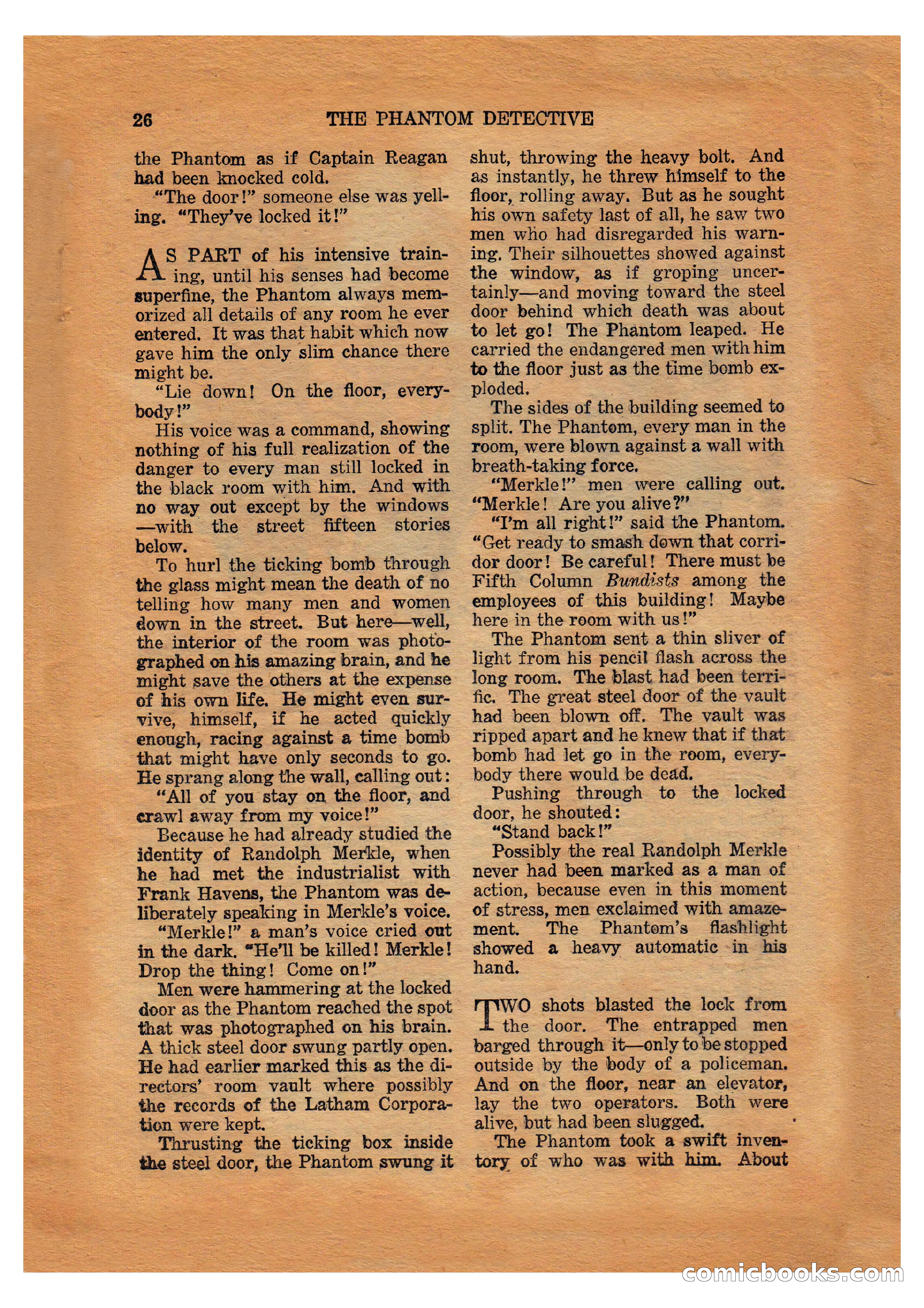 The Phantom Detective (April 1941) — page 26 of 116