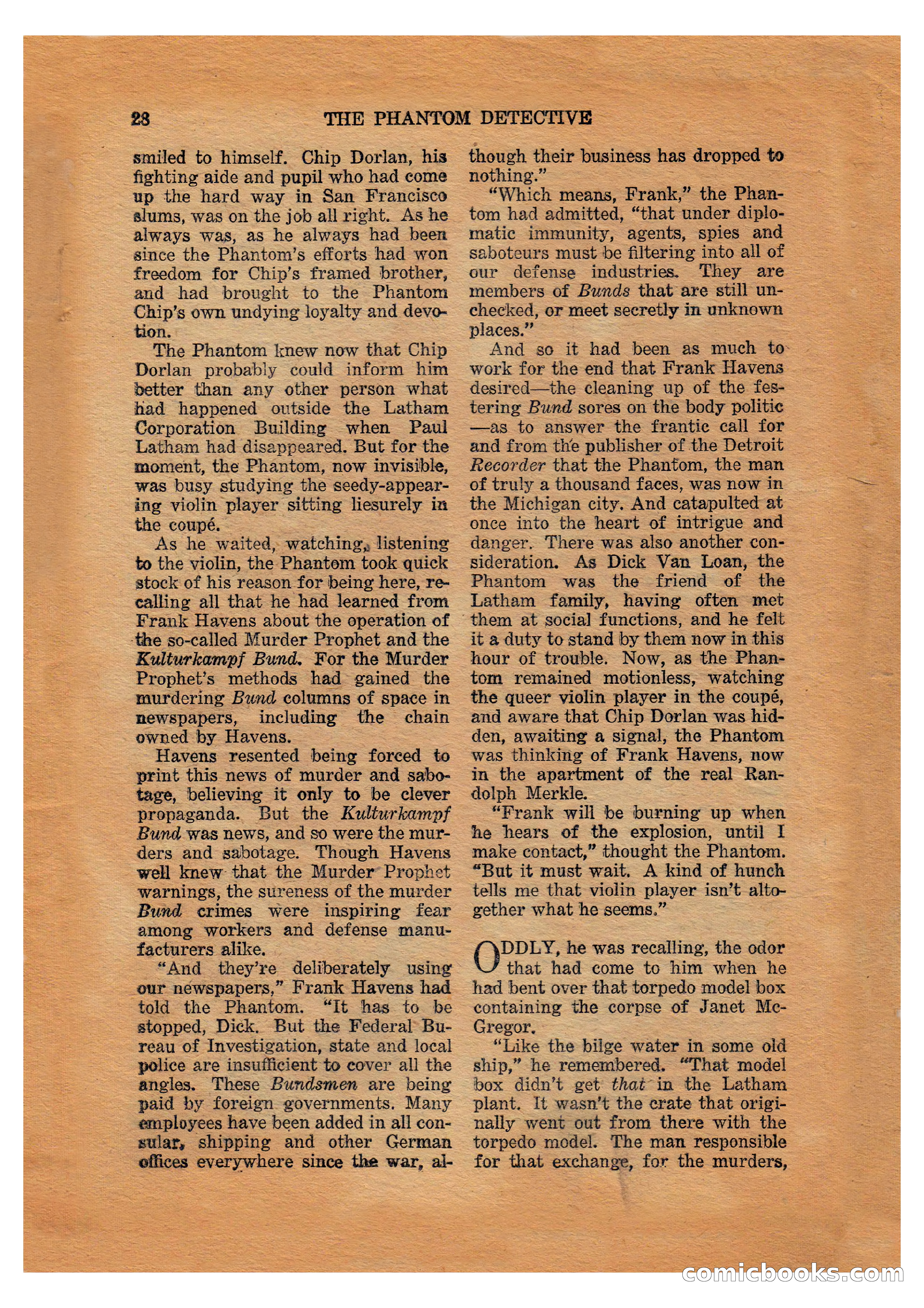 The Phantom Detective (April 1941) — page 28 of 116