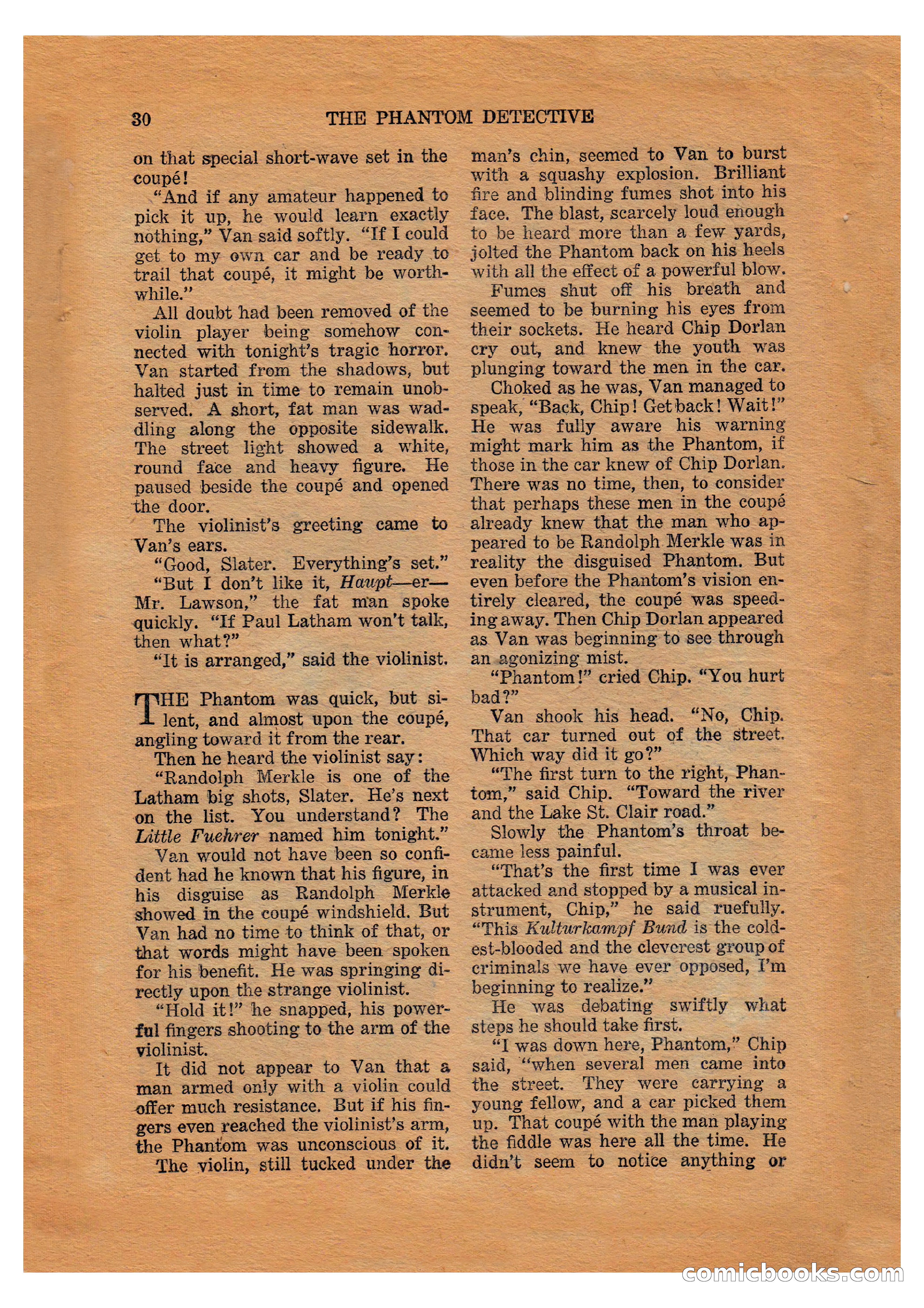 The Phantom Detective (April 1941) — page 30 of 116