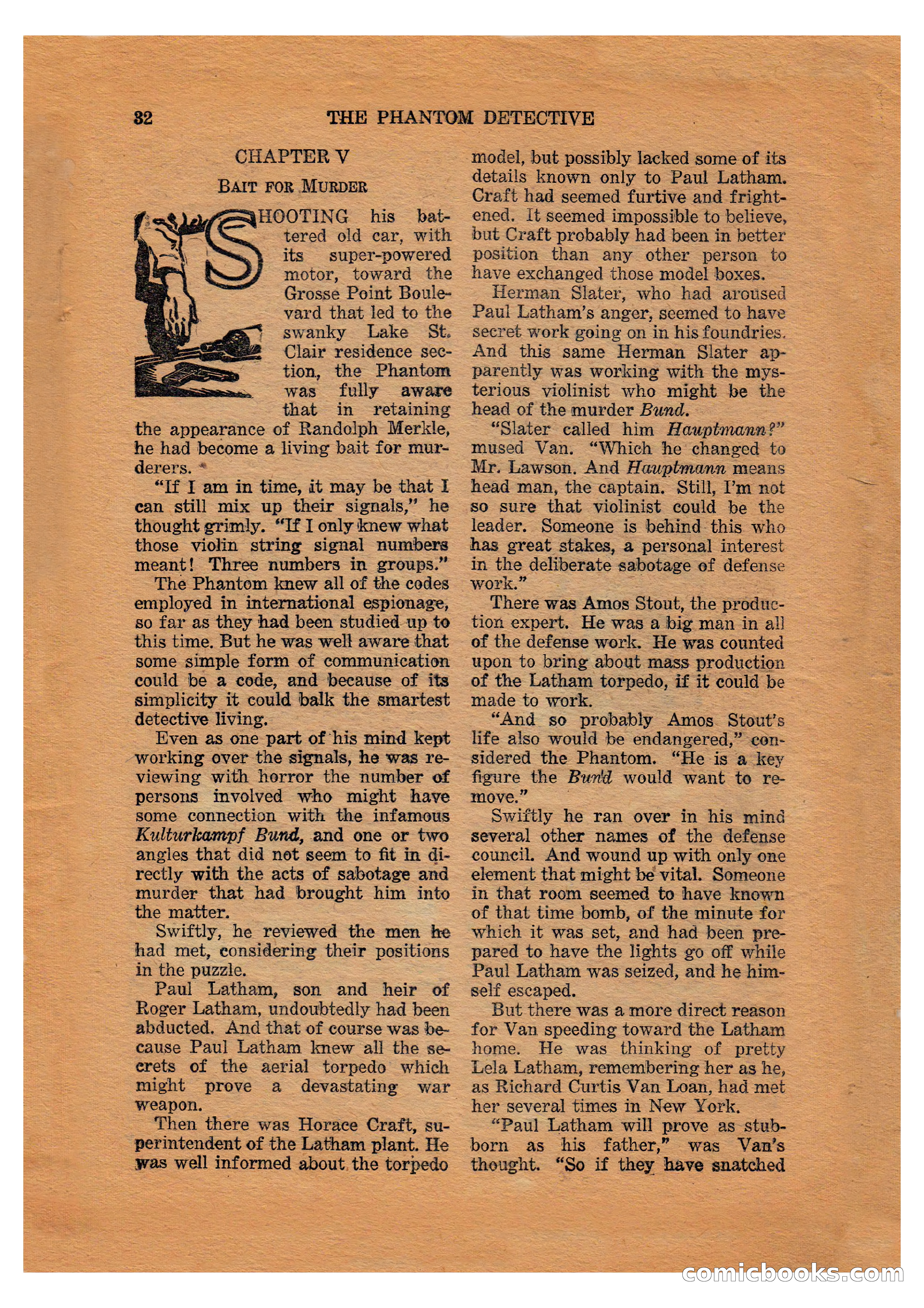 The Phantom Detective (April 1941) — page 32 of 116