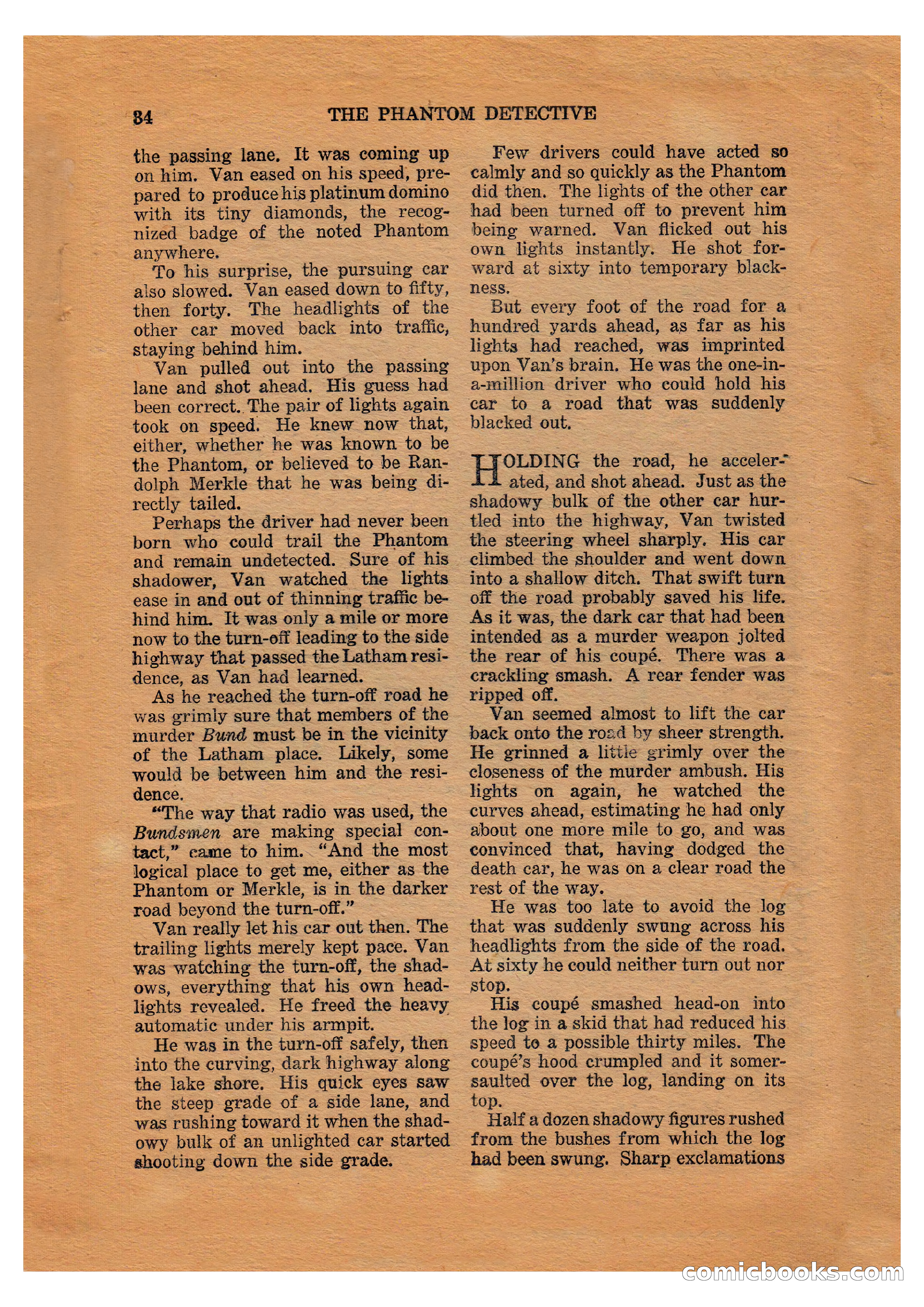 The Phantom Detective (April 1941) — page 34 of 116