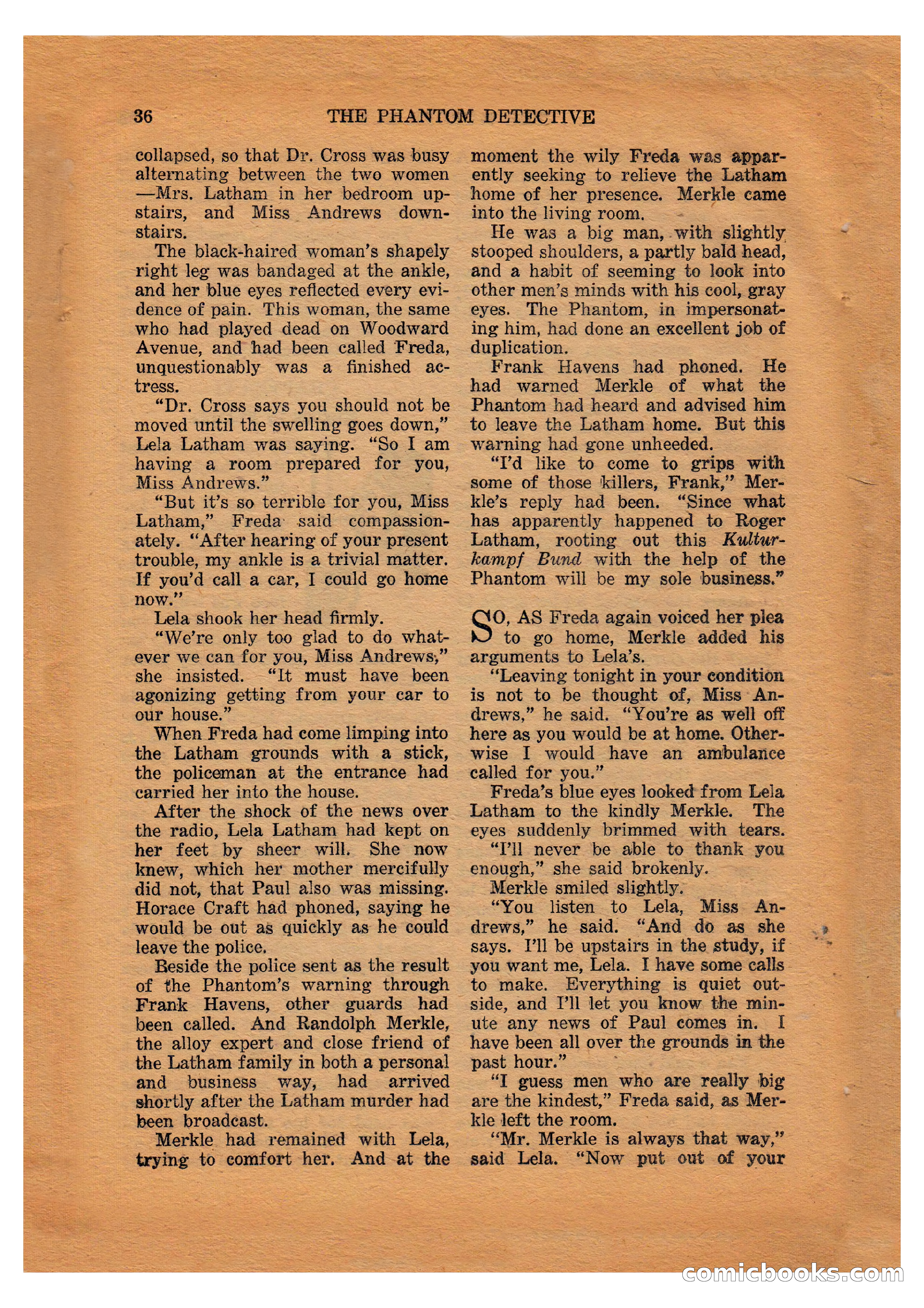 The Phantom Detective (April 1941) — page 36 of 116
