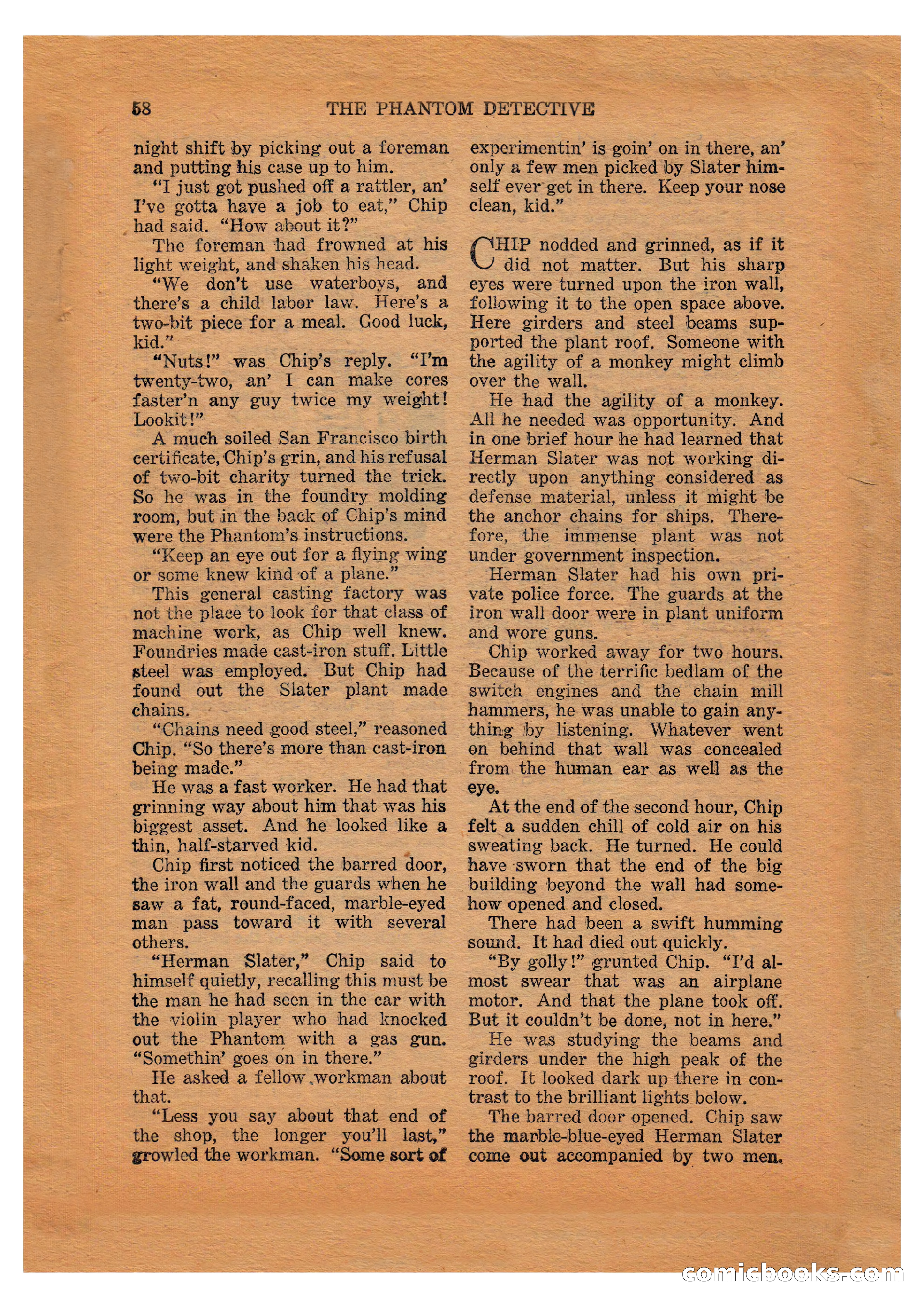 The Phantom Detective (April 1941) — page 58 of 116