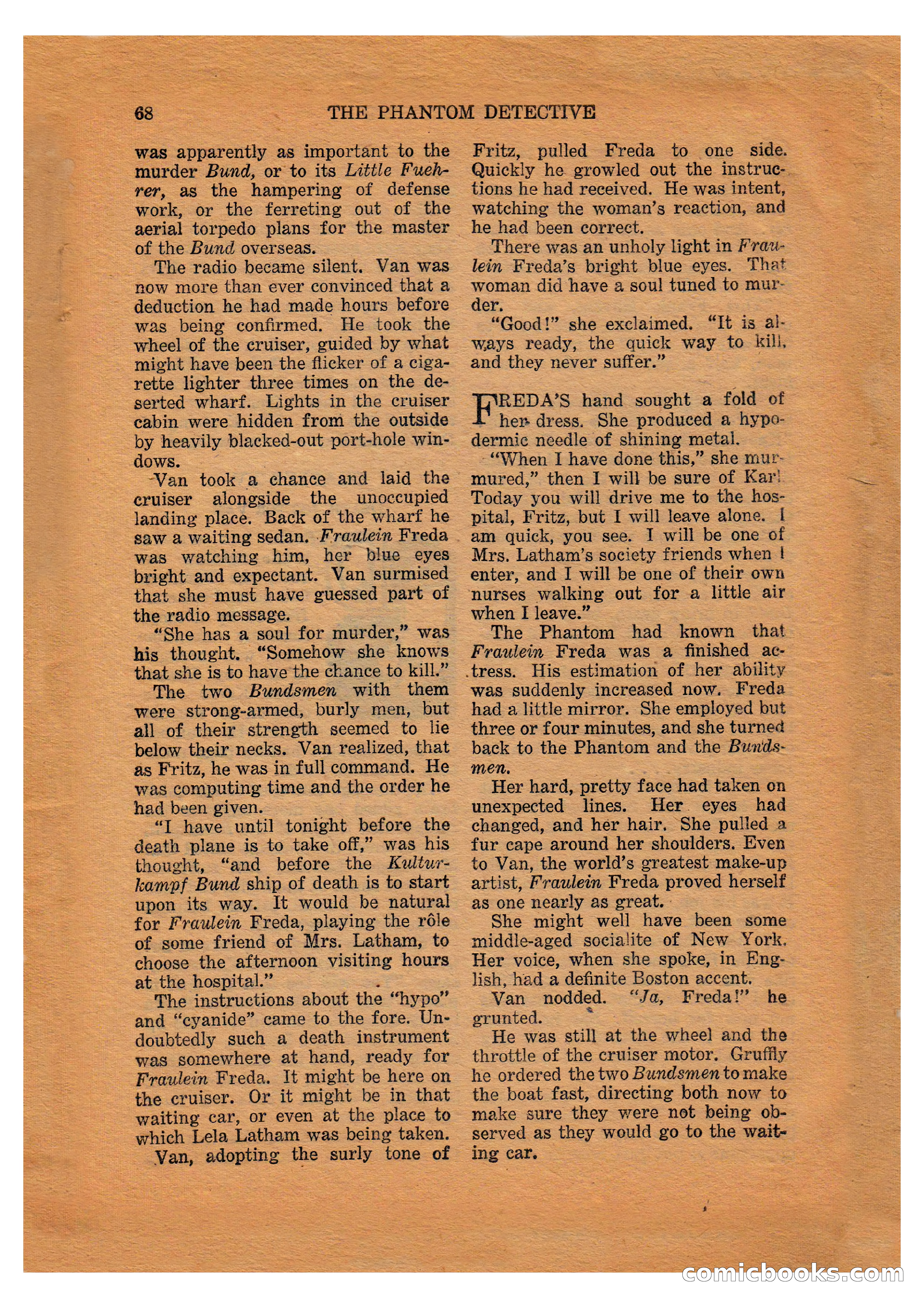The Phantom Detective (April 1941) — page 68 of 116