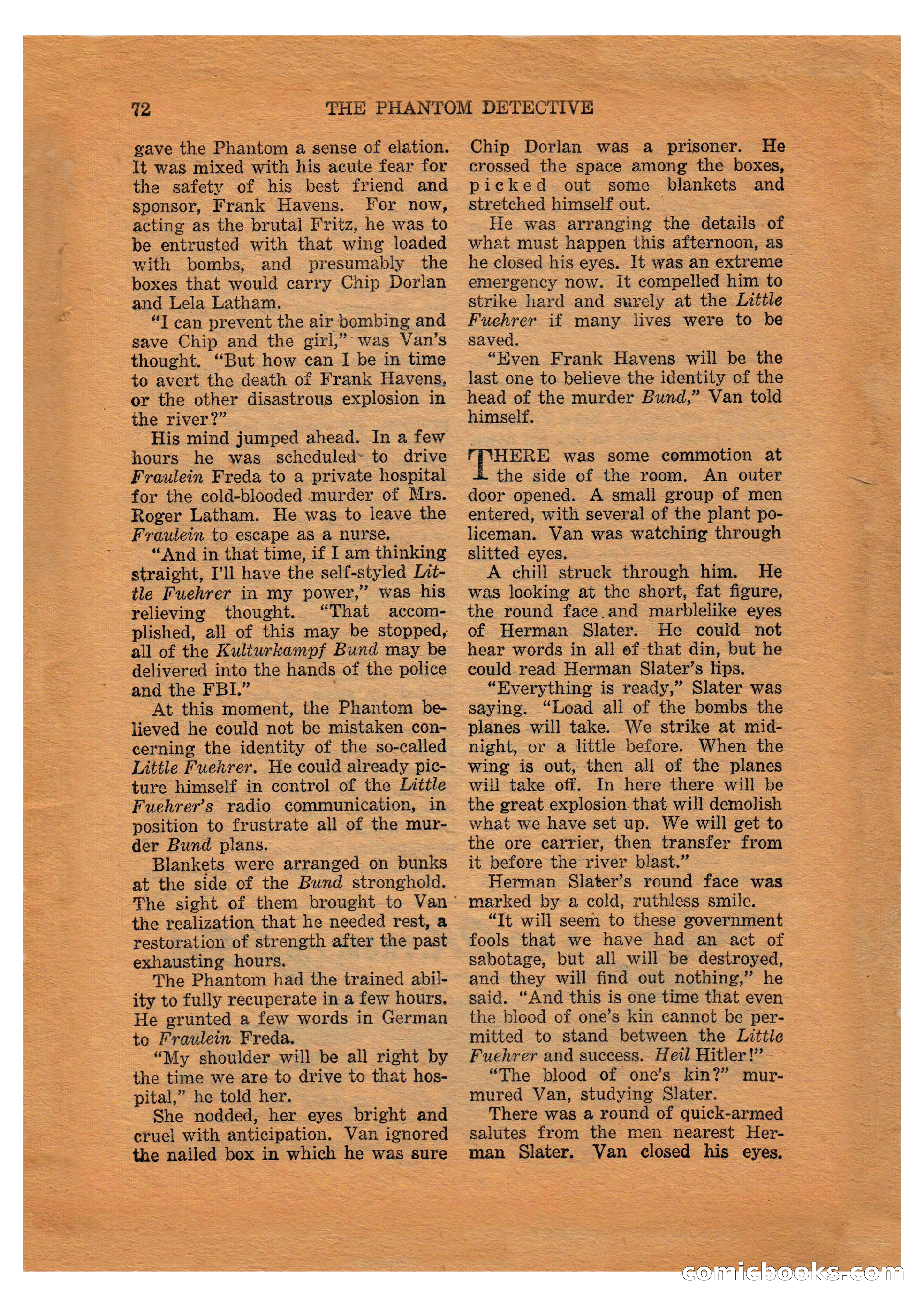 The Phantom Detective (April 1941) — page 72 of 116