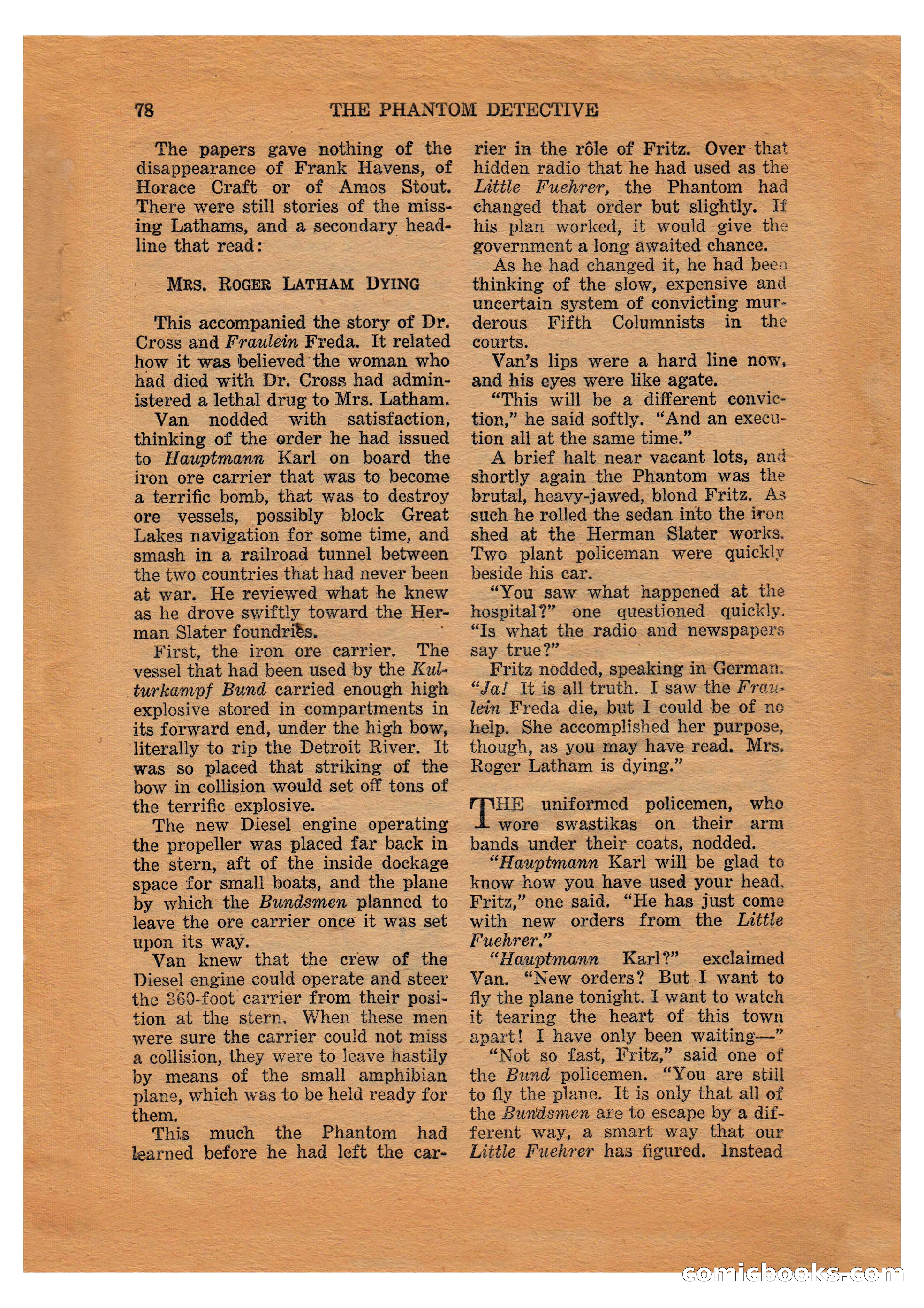 The Phantom Detective (April 1941) — page 78 of 116