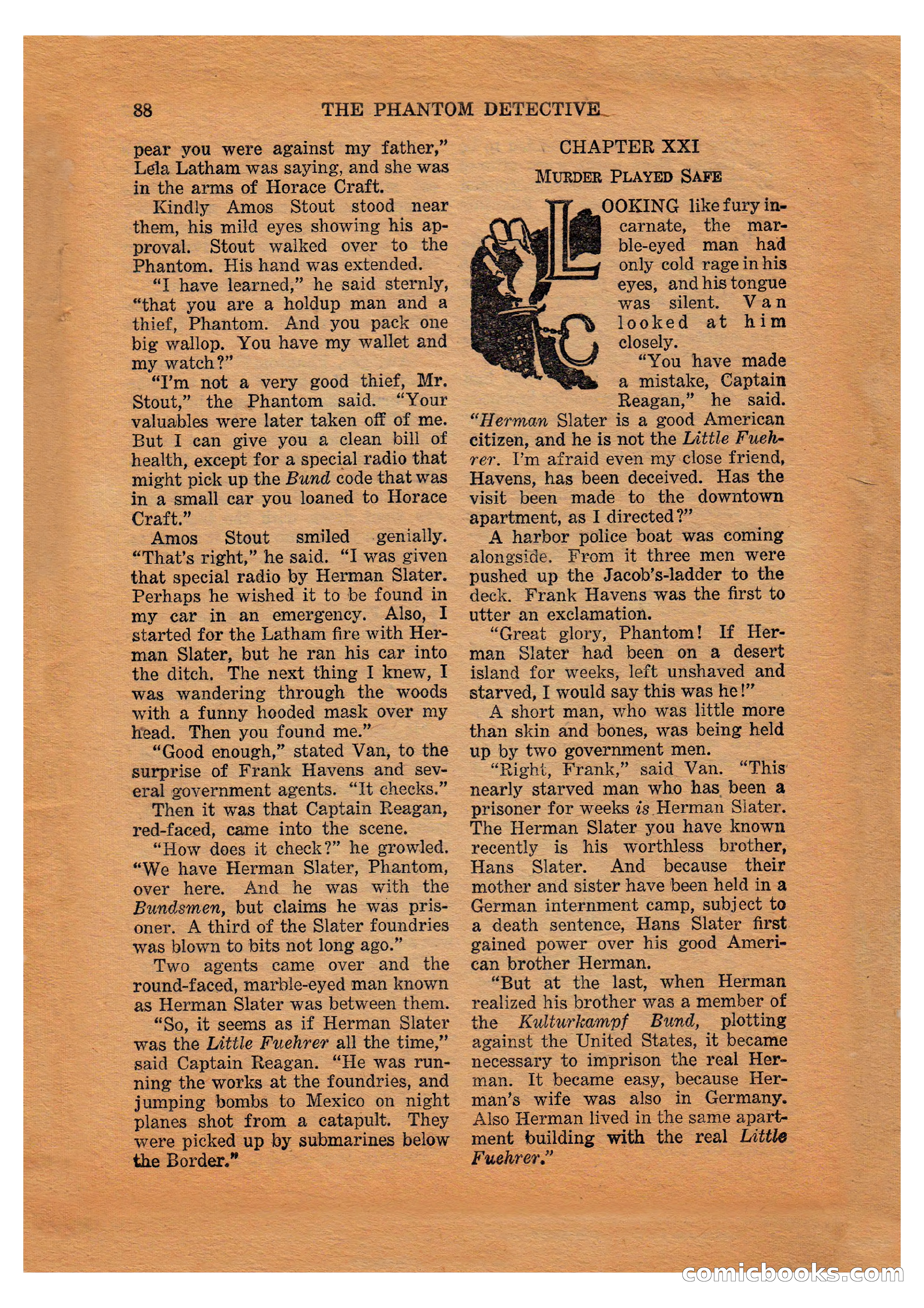 The Phantom Detective (April 1941) — page 88 of 116