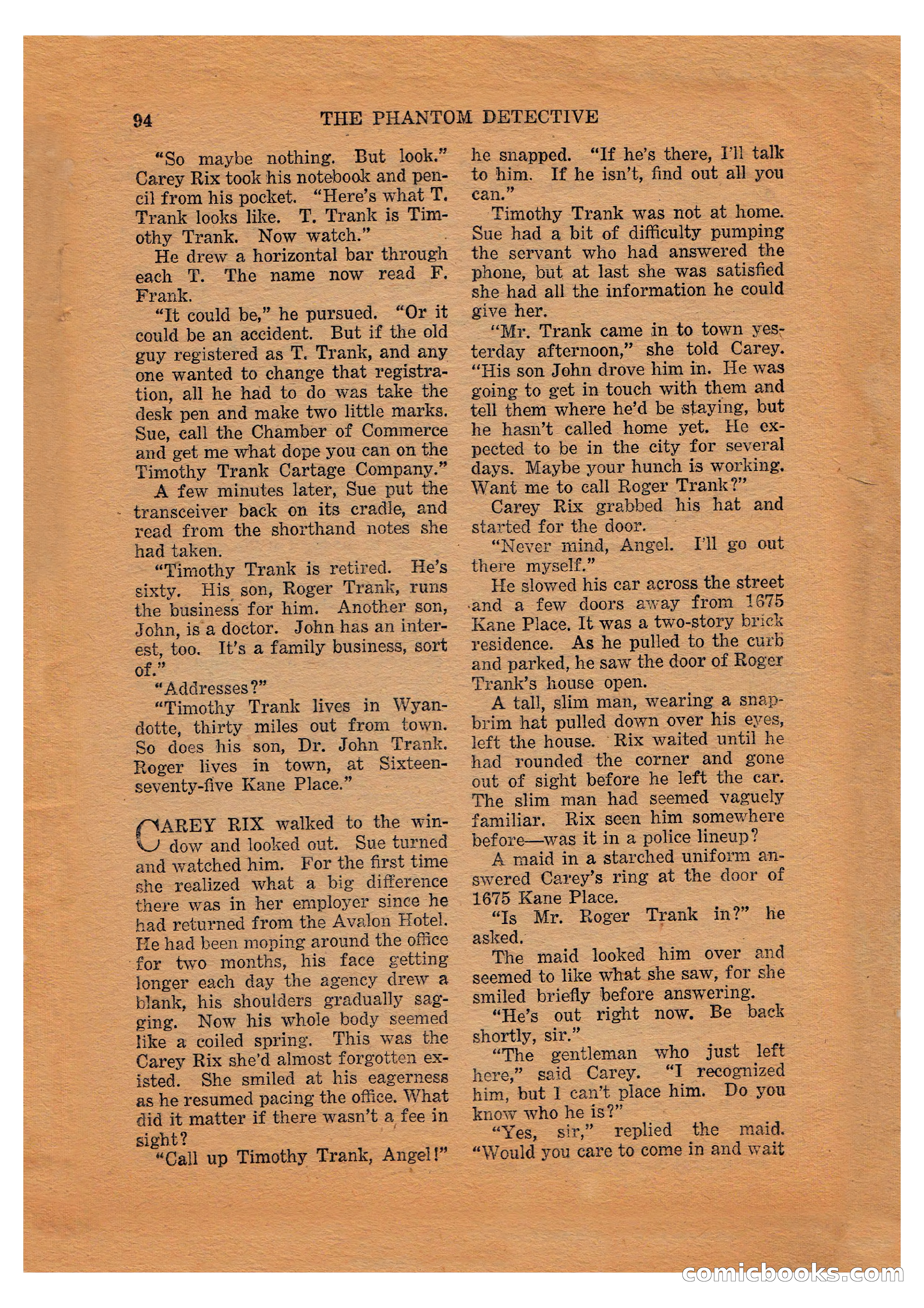 The Phantom Detective (April 1941) — page 94 of 116