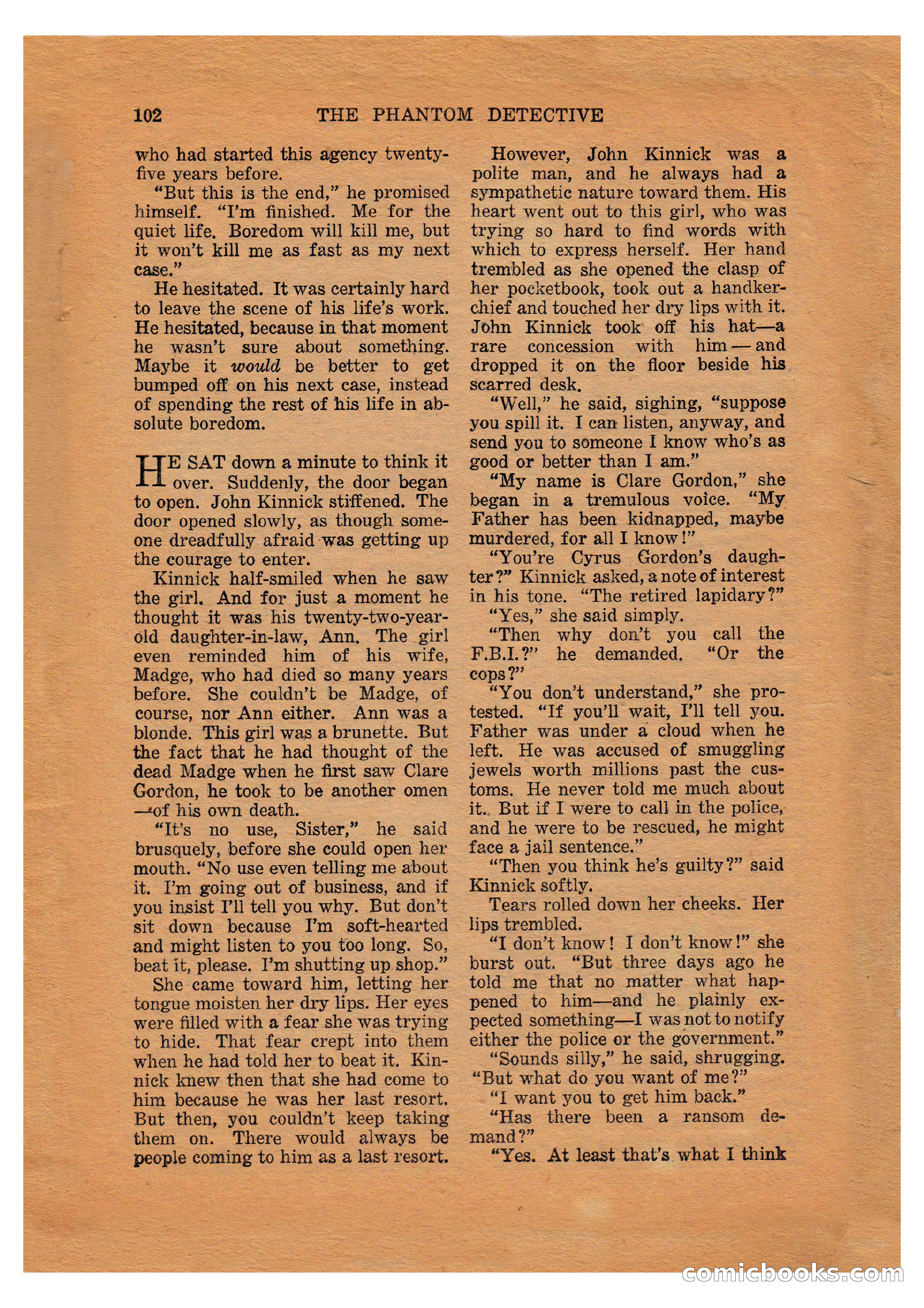 The Phantom Detective (April 1941) — page 102 of 116